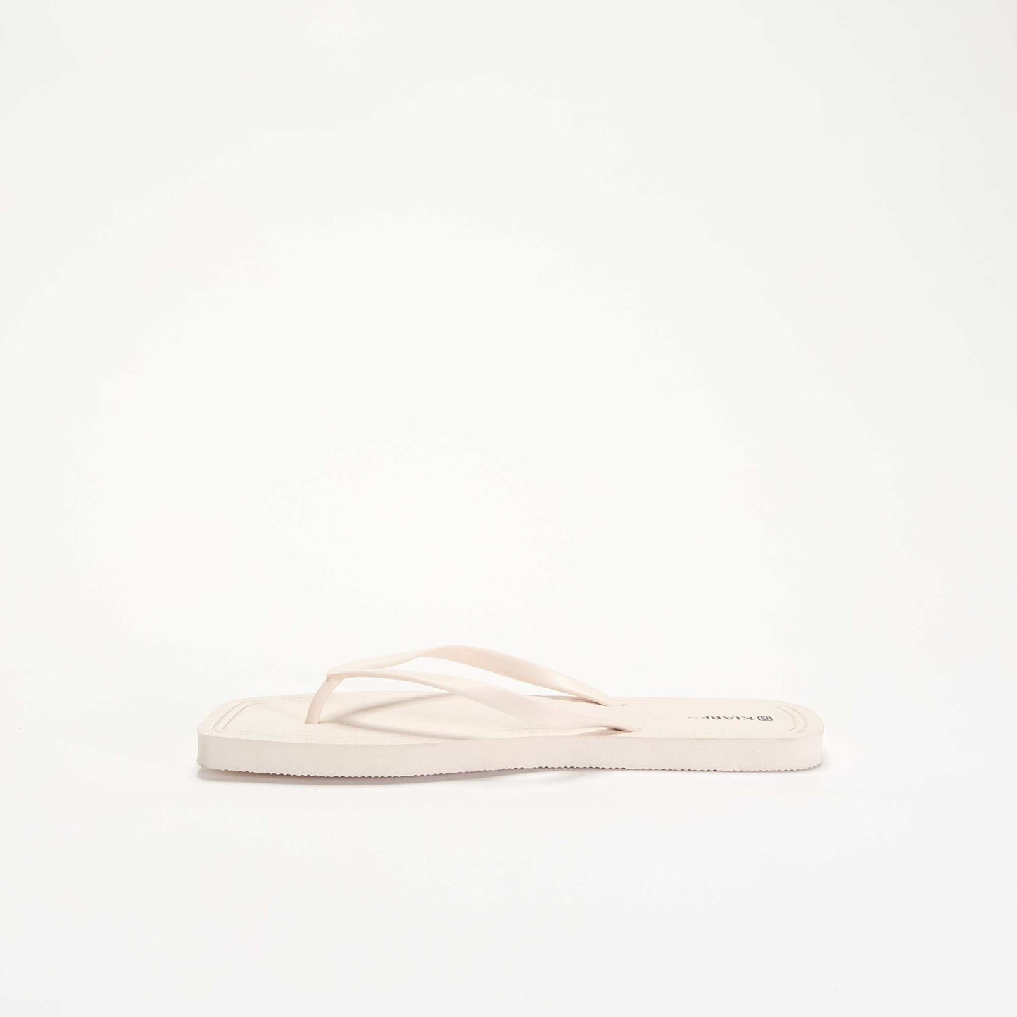 Plain flip-flops BEIGE