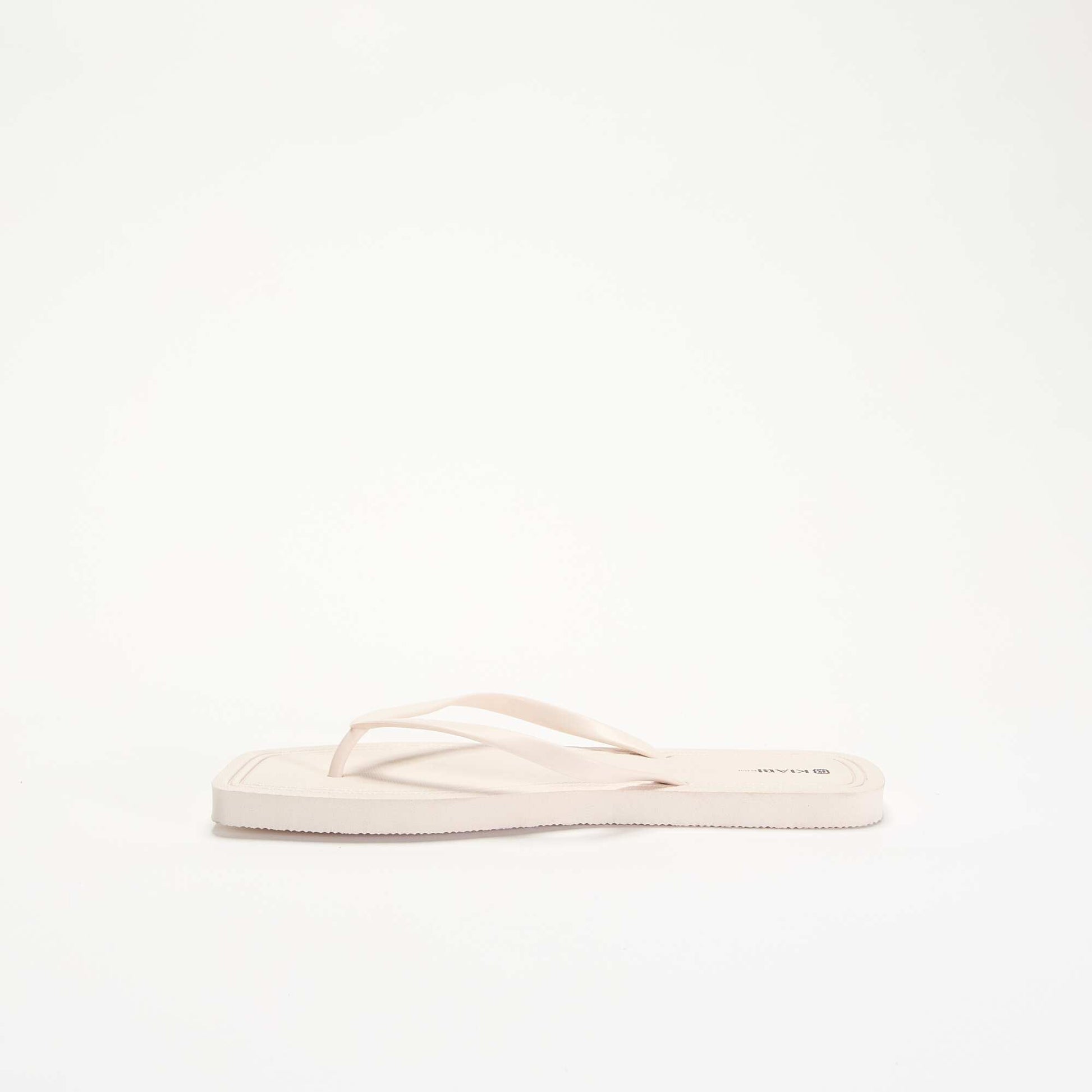 Plain flip-flops BEIGE