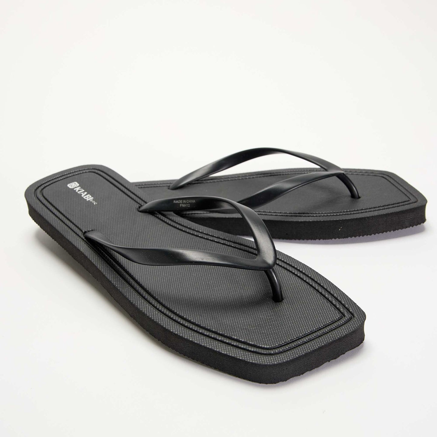 Plain flip-flops BLACK