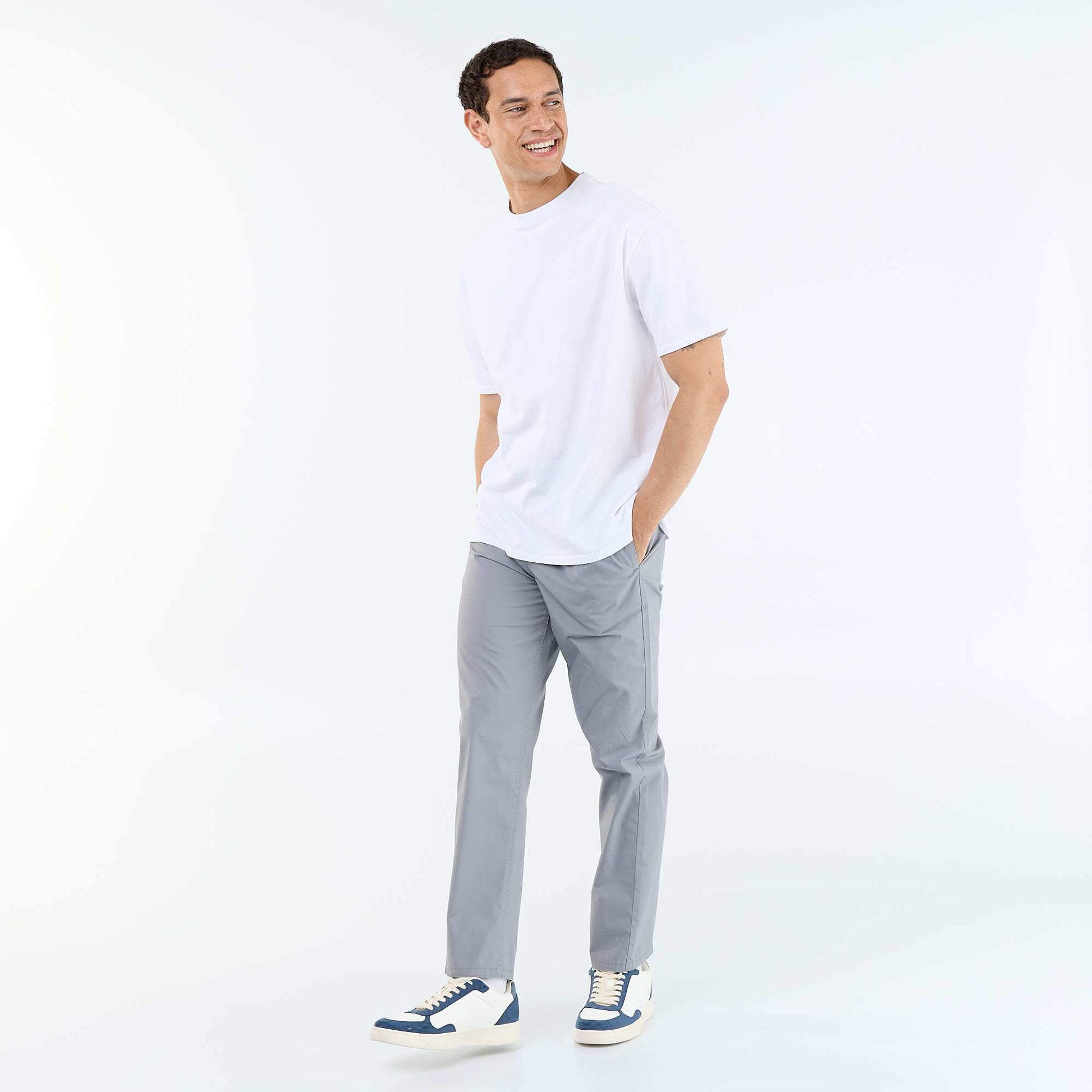 Poplin City Trousers GREY