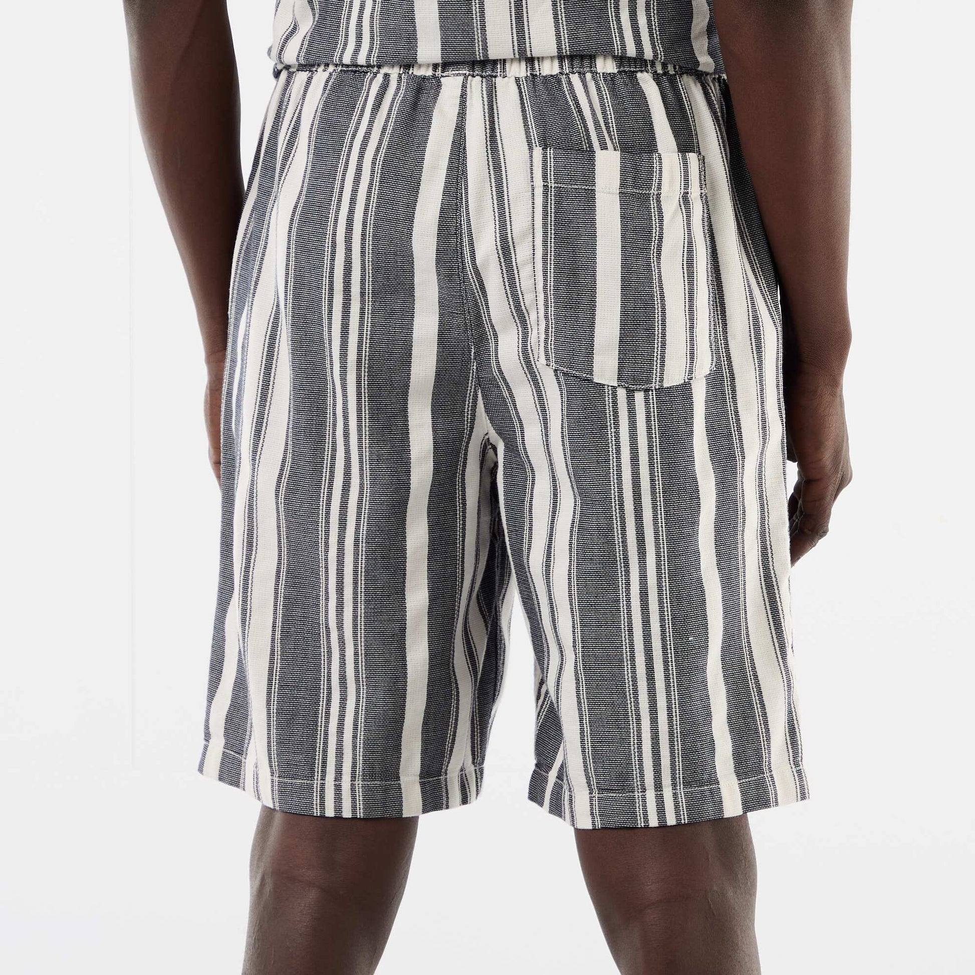 Lightweight Bermuda shorts with drawstrings BLUE