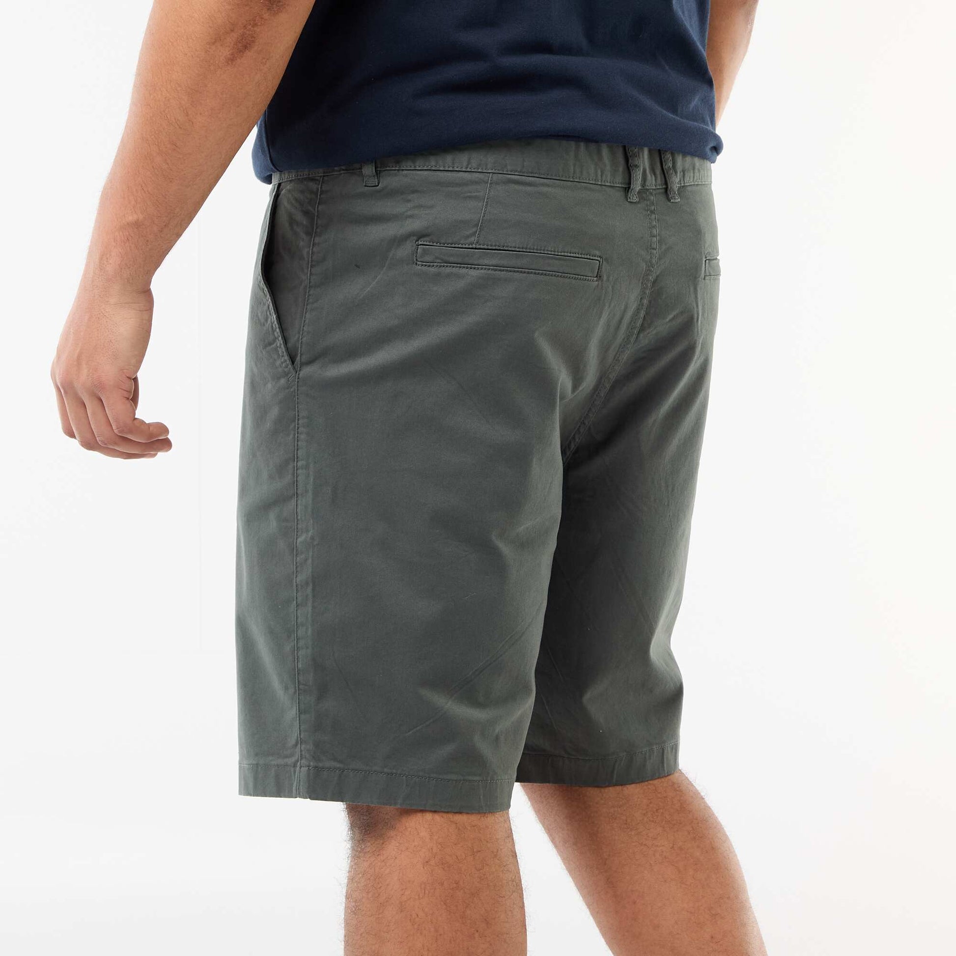 Twill Chino Bermuda Shorts GREEN