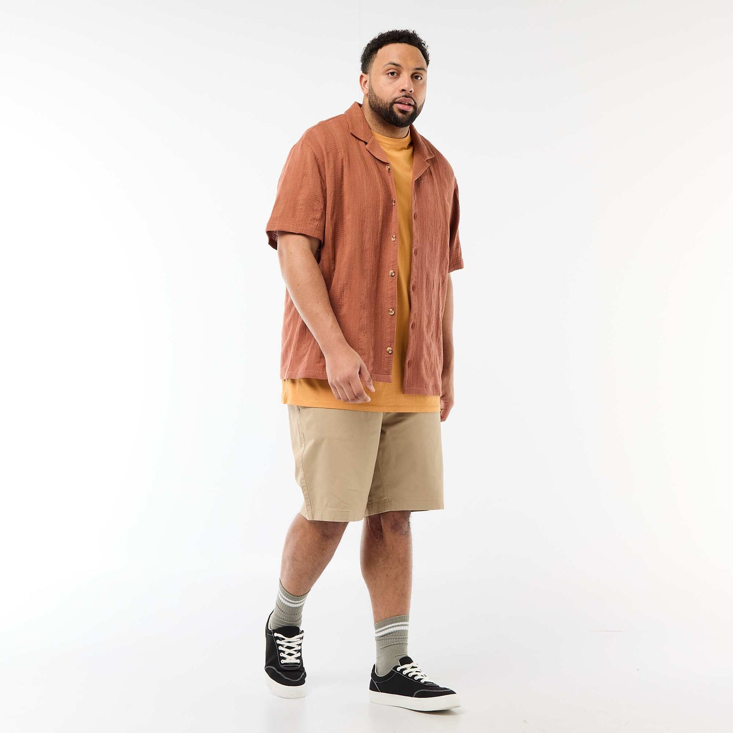 Twill Chino Bermuda Shorts BEIGE