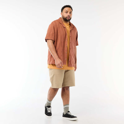 Twill Chino Bermuda Shorts BEIGE