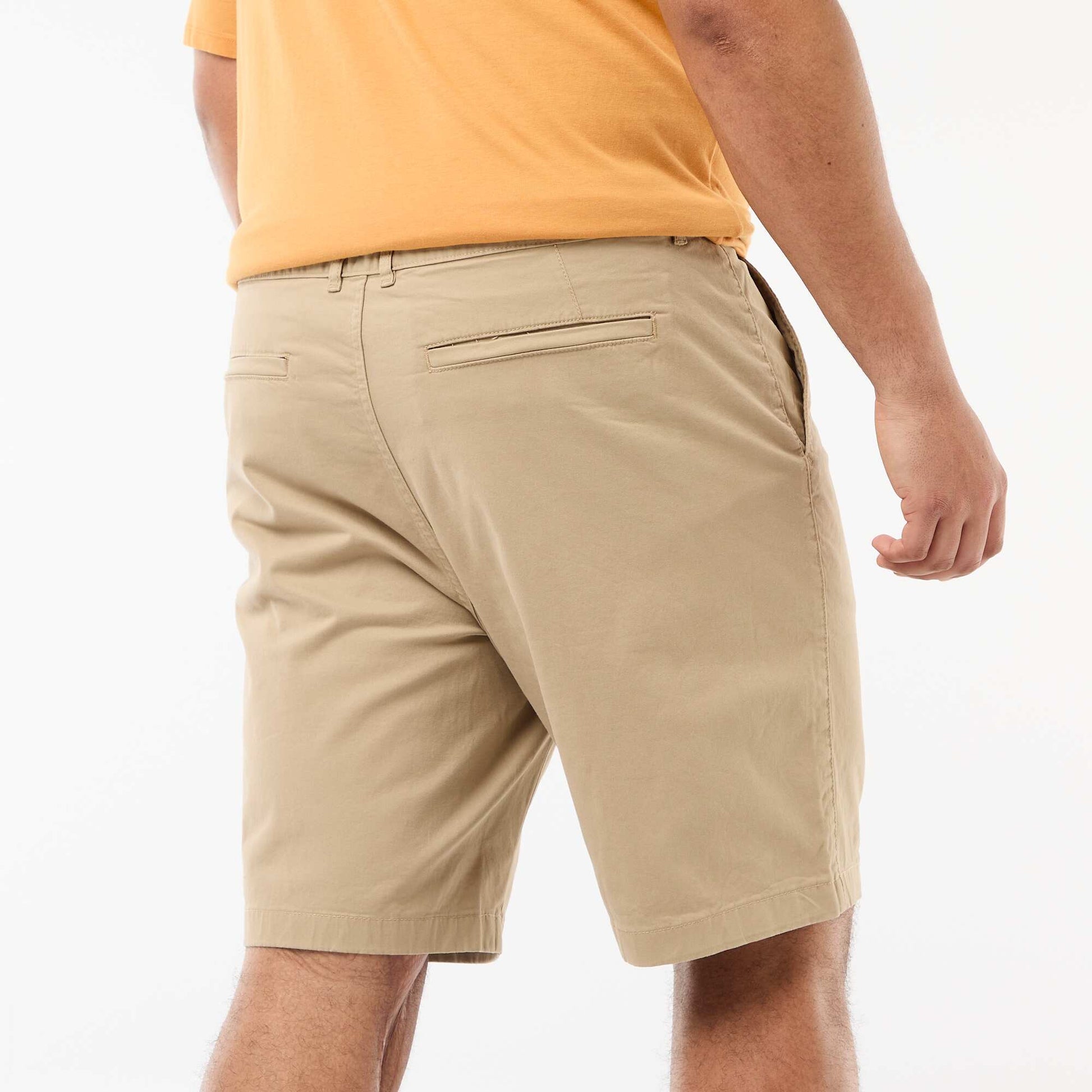 Twill Chino Bermuda Shorts BEIGE