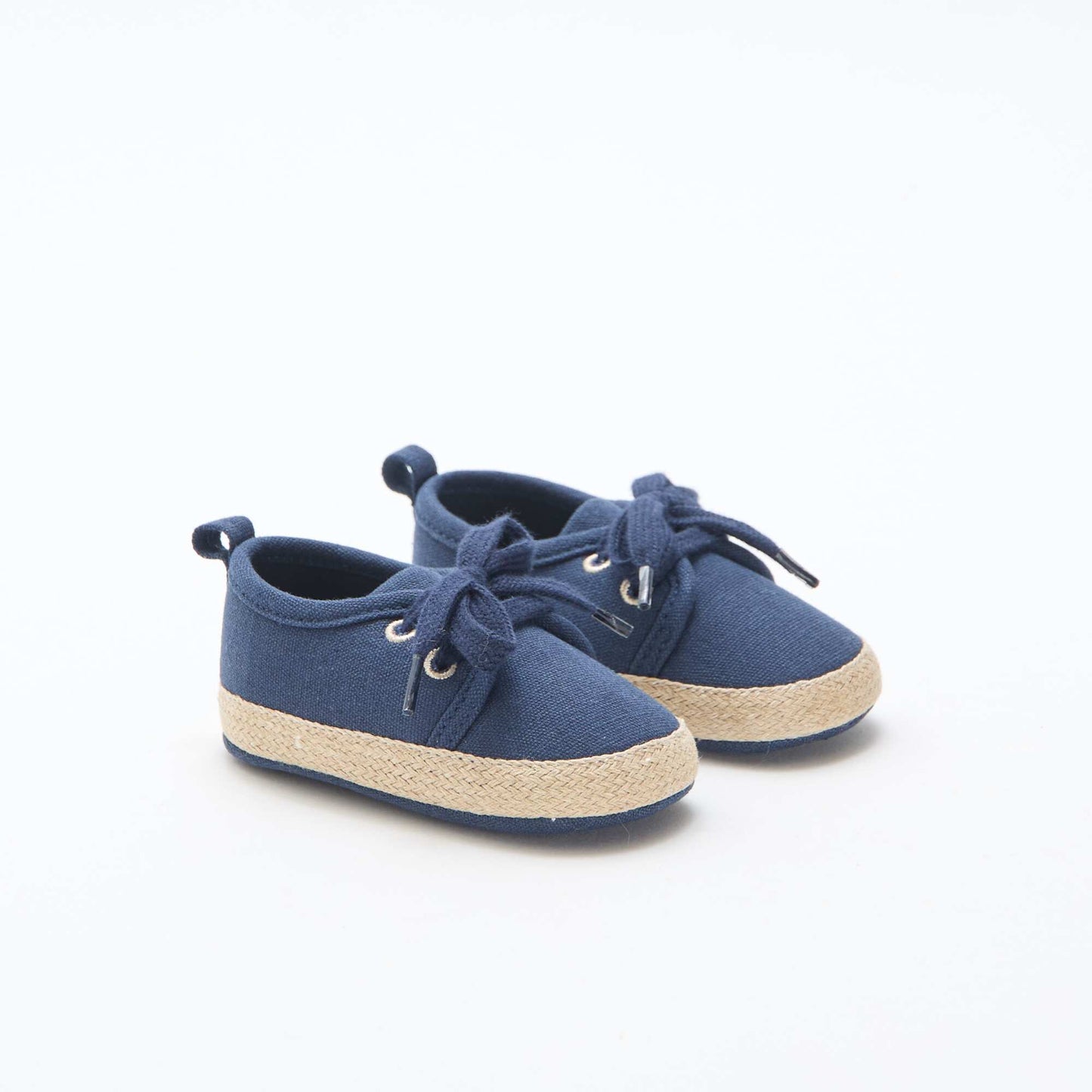 Fabric Lace-Up Sneakers BLUE