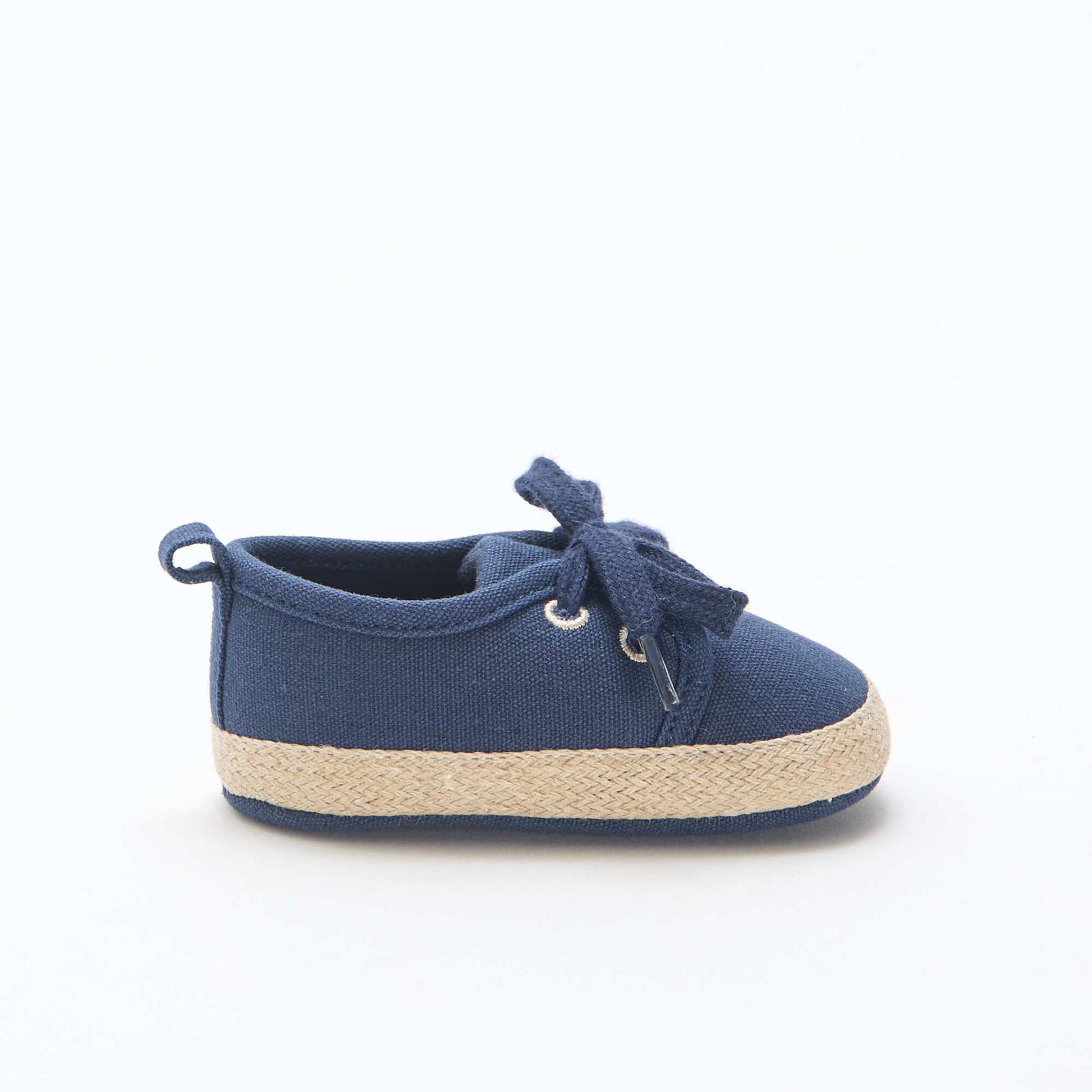 Fabric Lace-Up Sneakers BLUE