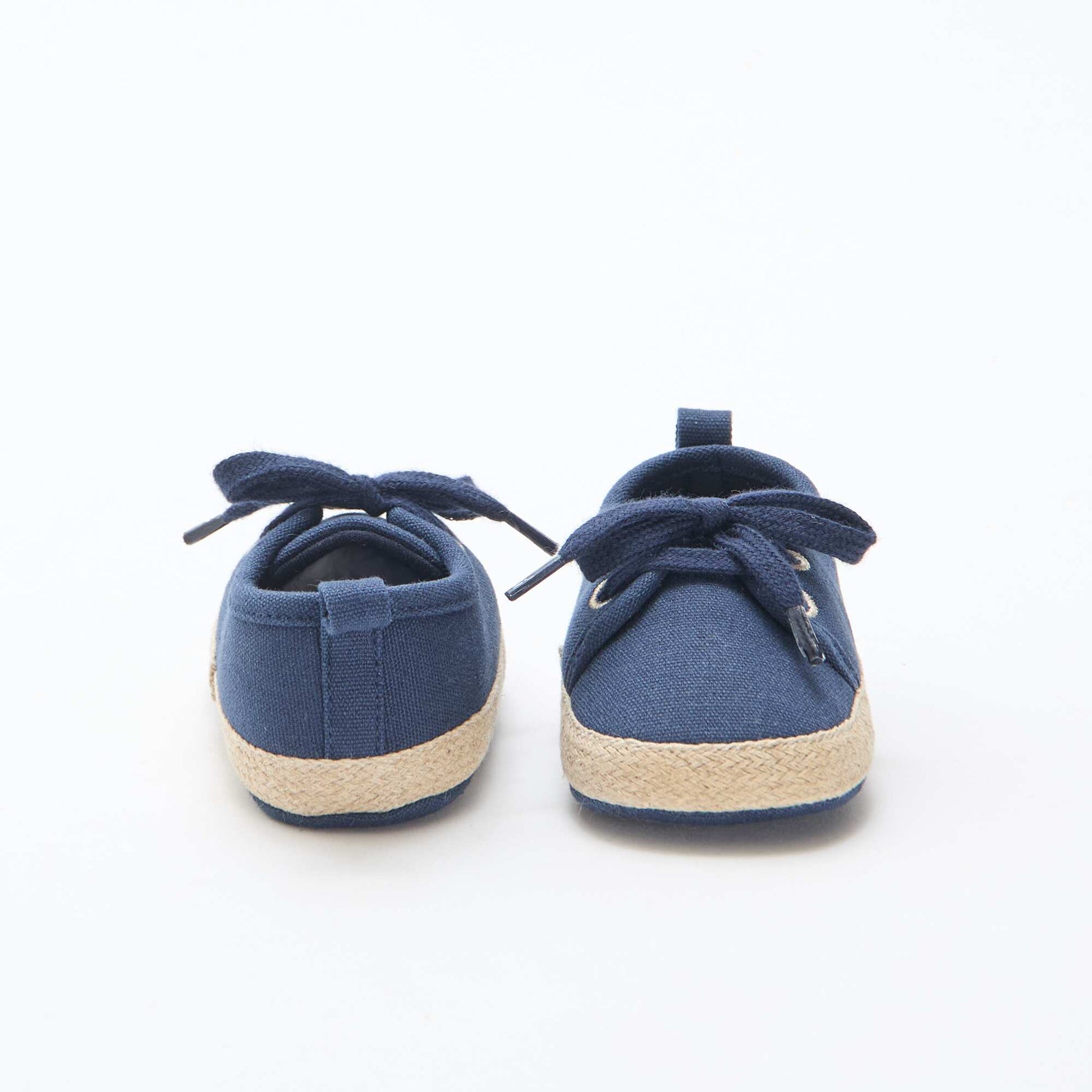 Fabric Lace-Up Sneakers BLUE