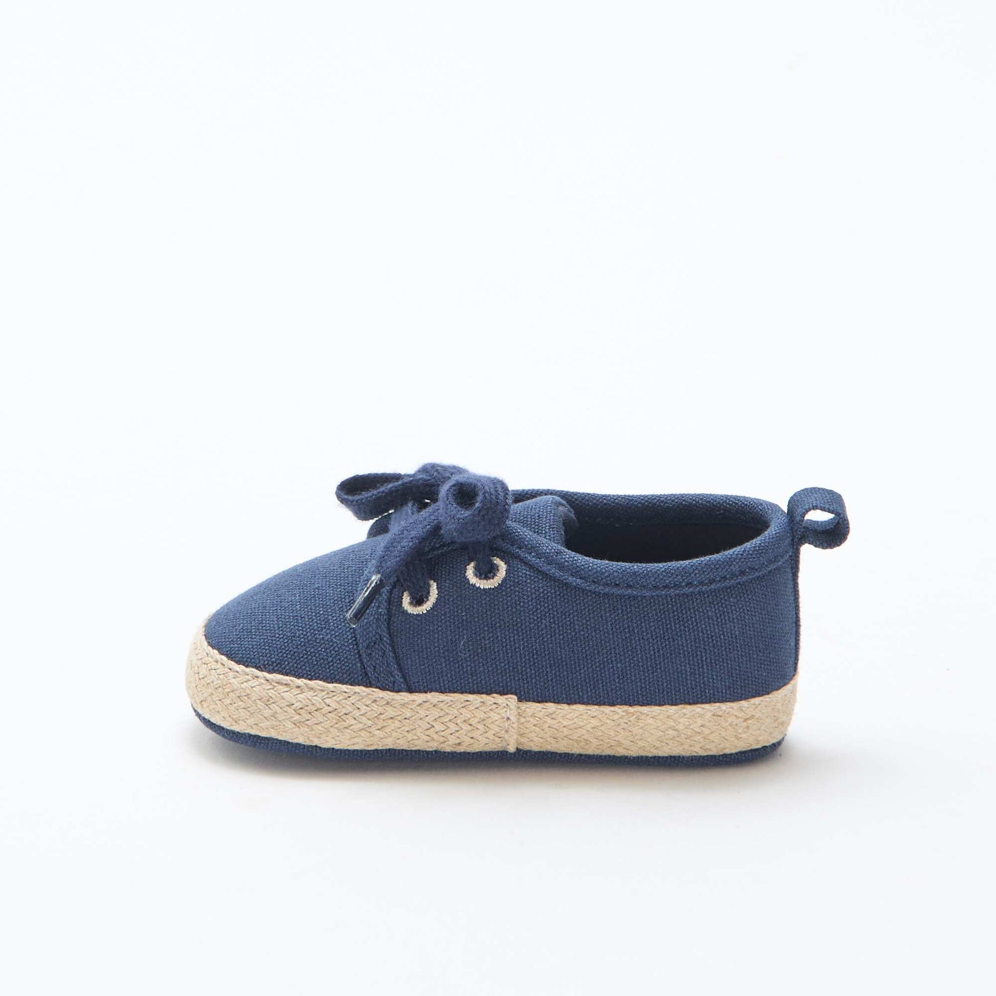 Fabric Lace-Up Sneakers BLUE
