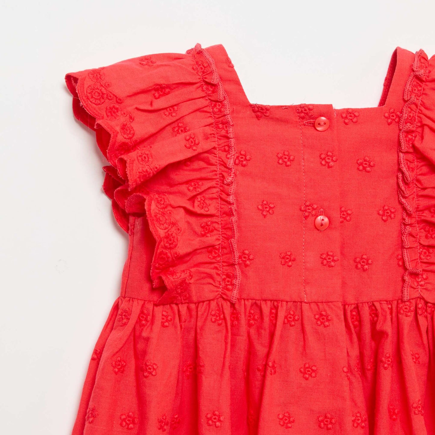 2-piece set - sleeveless dress + bloomers RED
