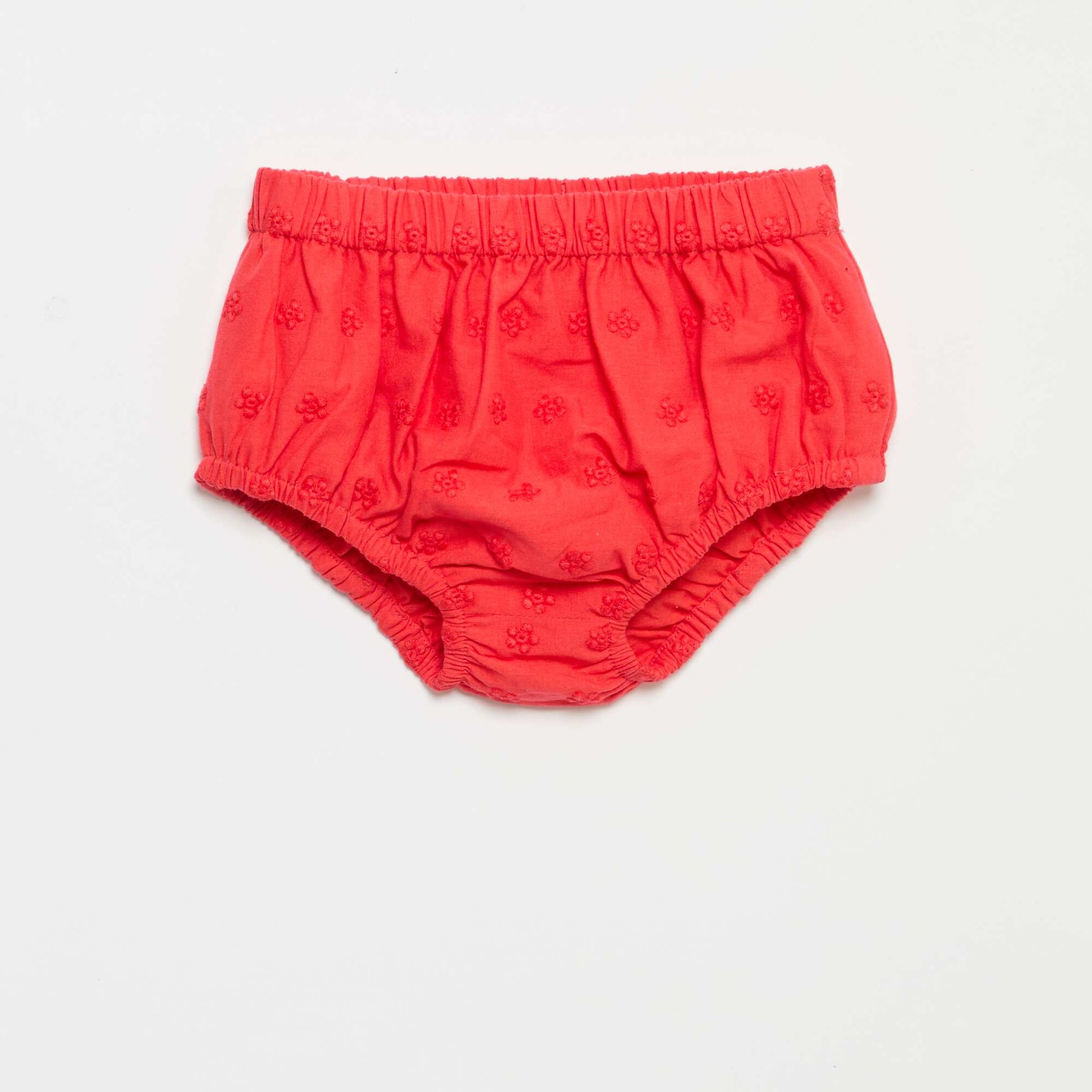 2-piece set - sleeveless dress + bloomers RED
