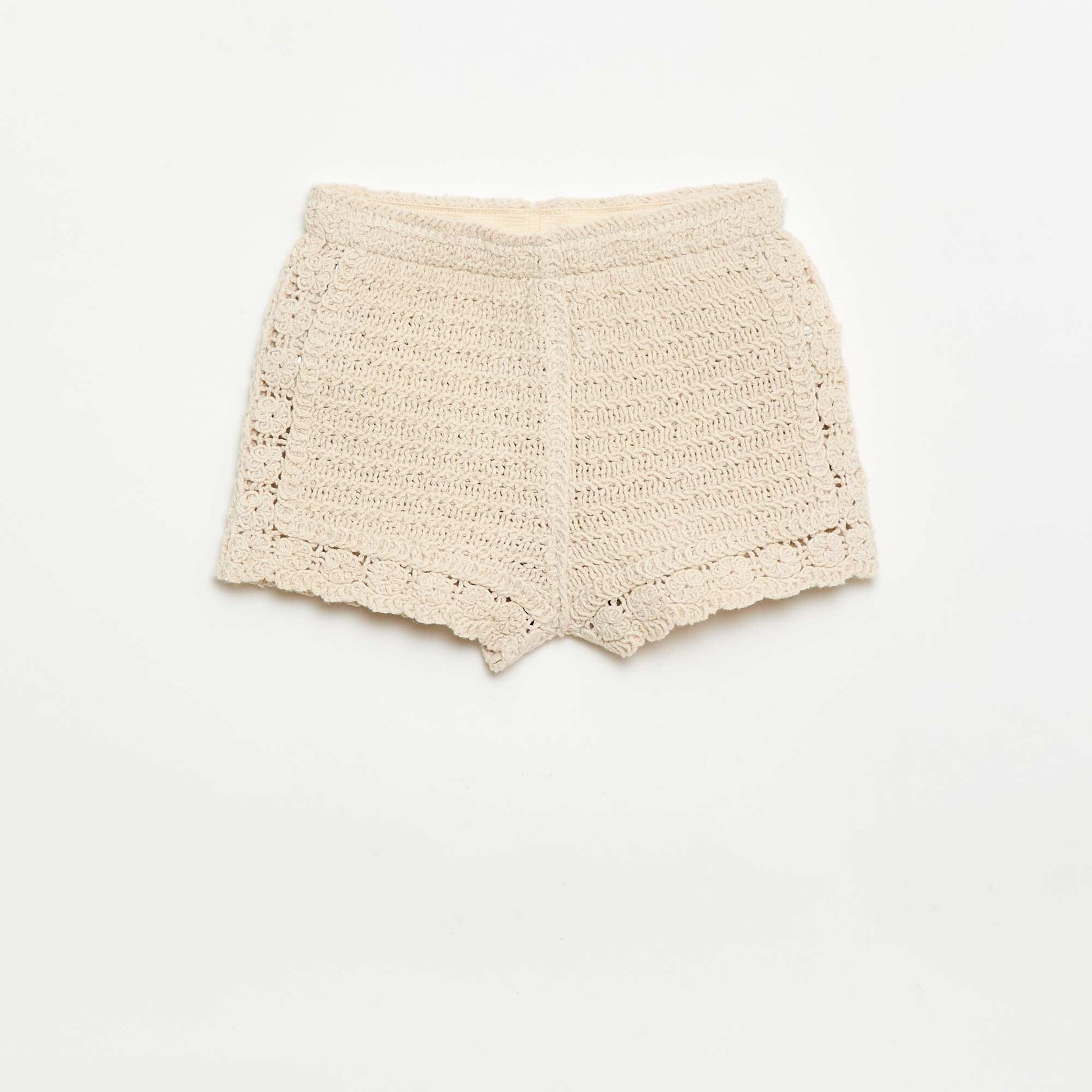 Crochet Shorts BEIGE