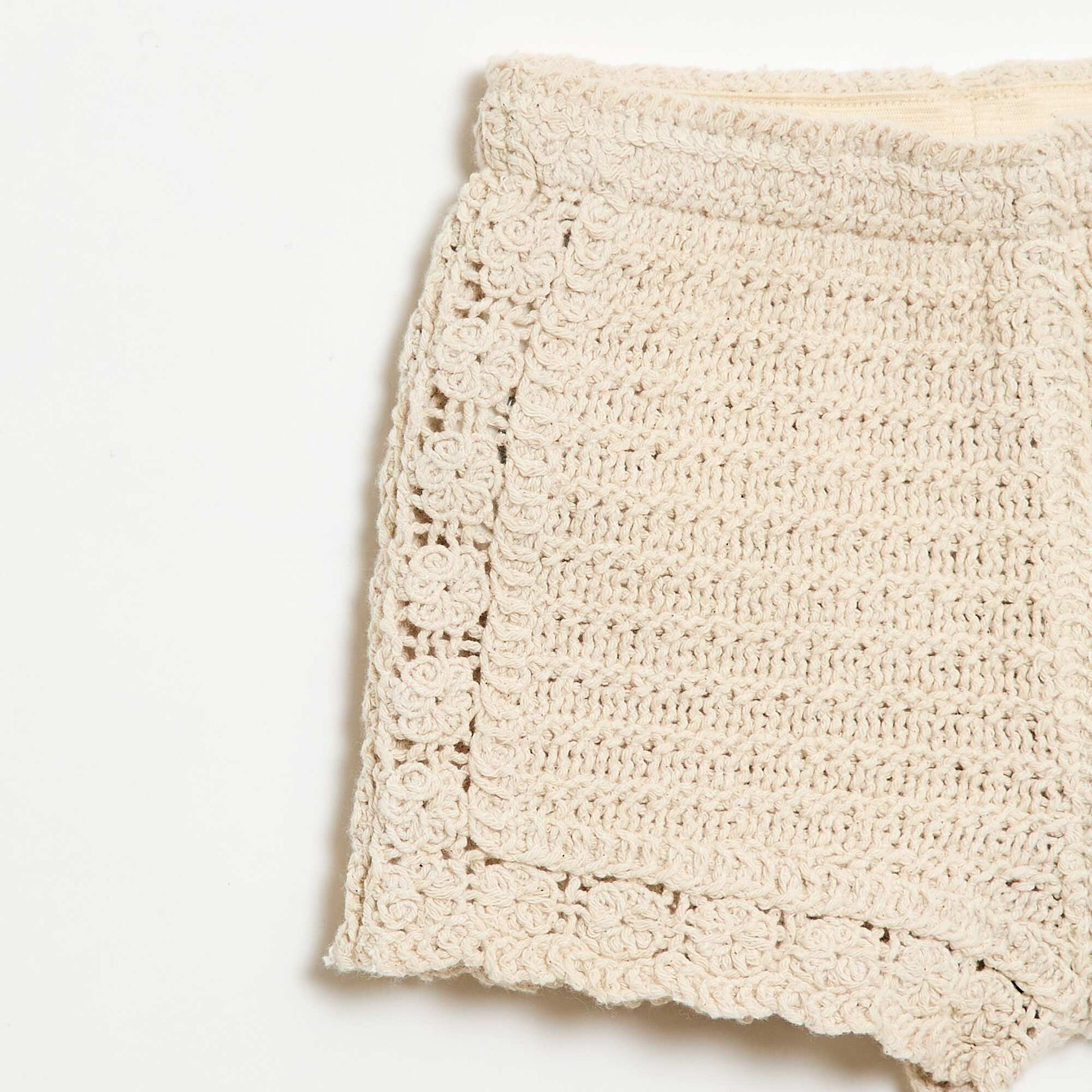 Crochet Shorts BEIGE