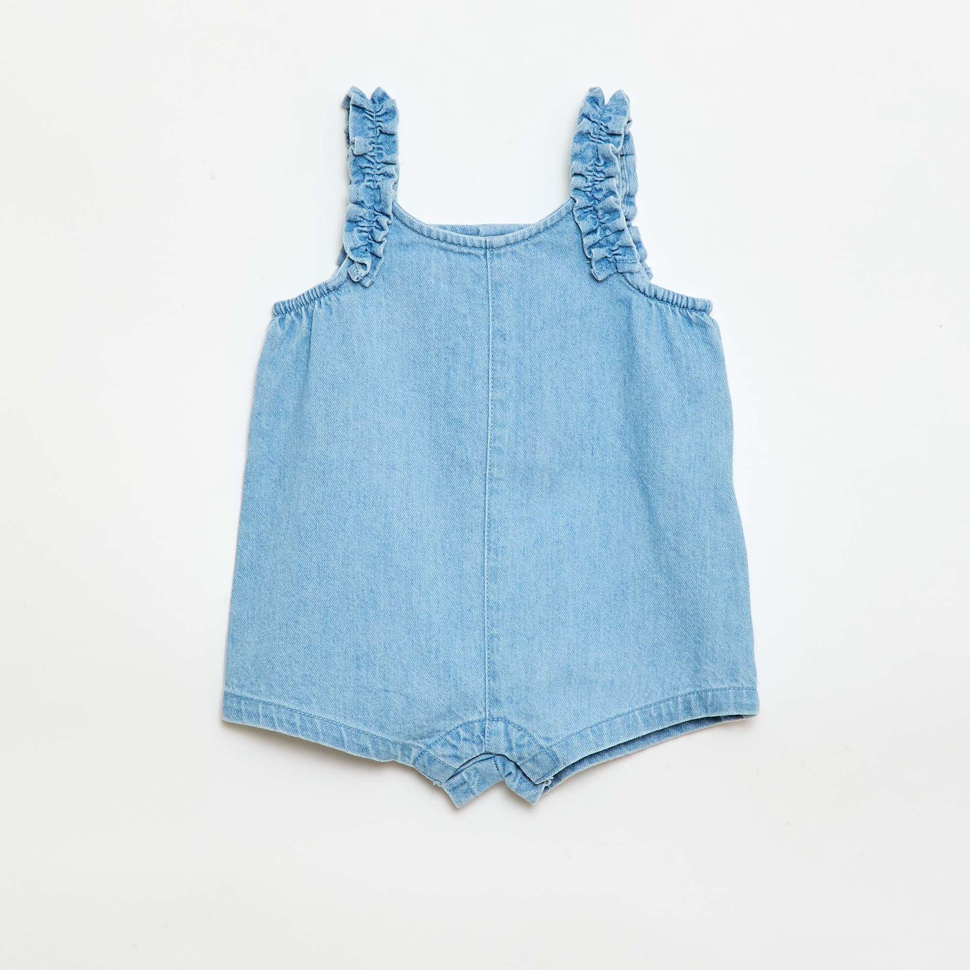 ჯინსის მოკლე საცურაო კოსტუმი ლურჯი