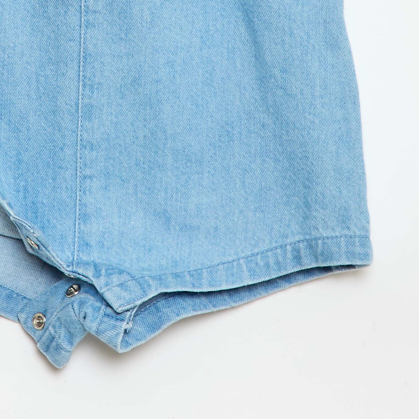 ჯინსის მოკლე საცურაო კოსტუმი ლურჯი