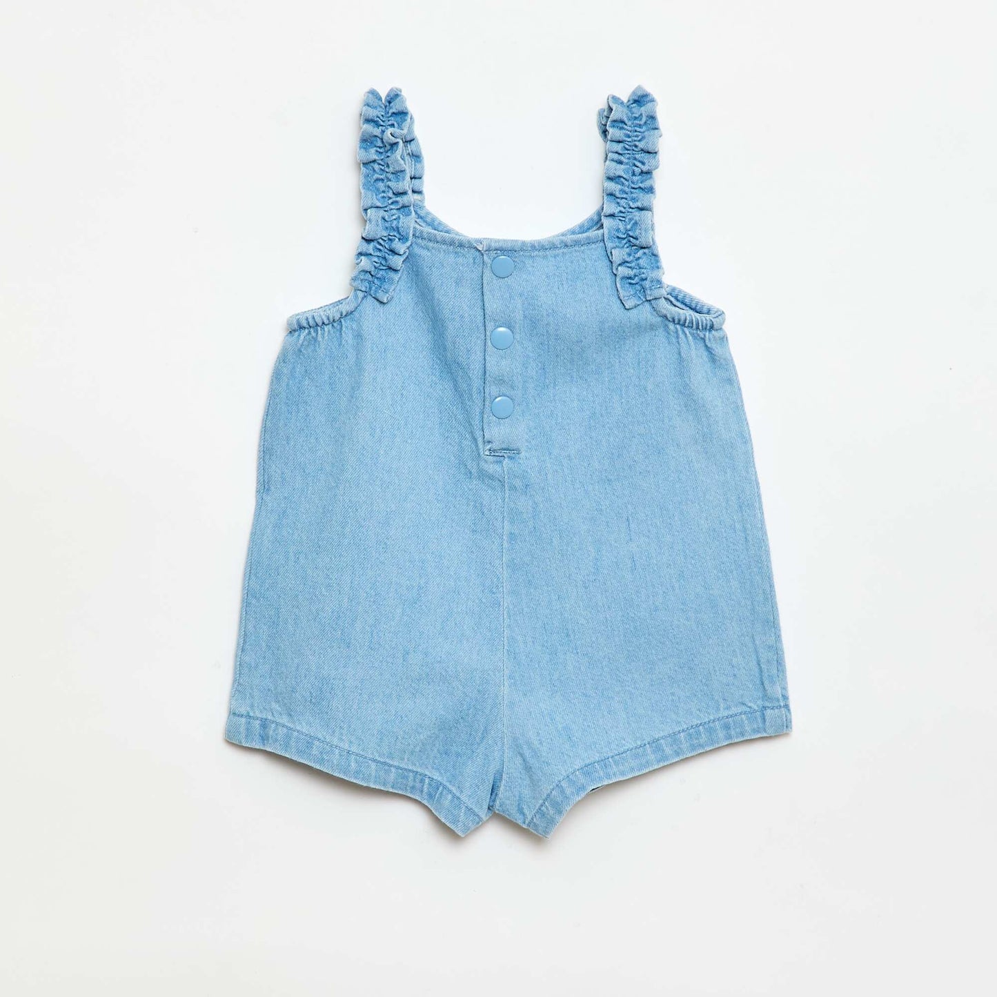 ჯინსის მოკლე საცურაო კოსტუმი ლურჯი