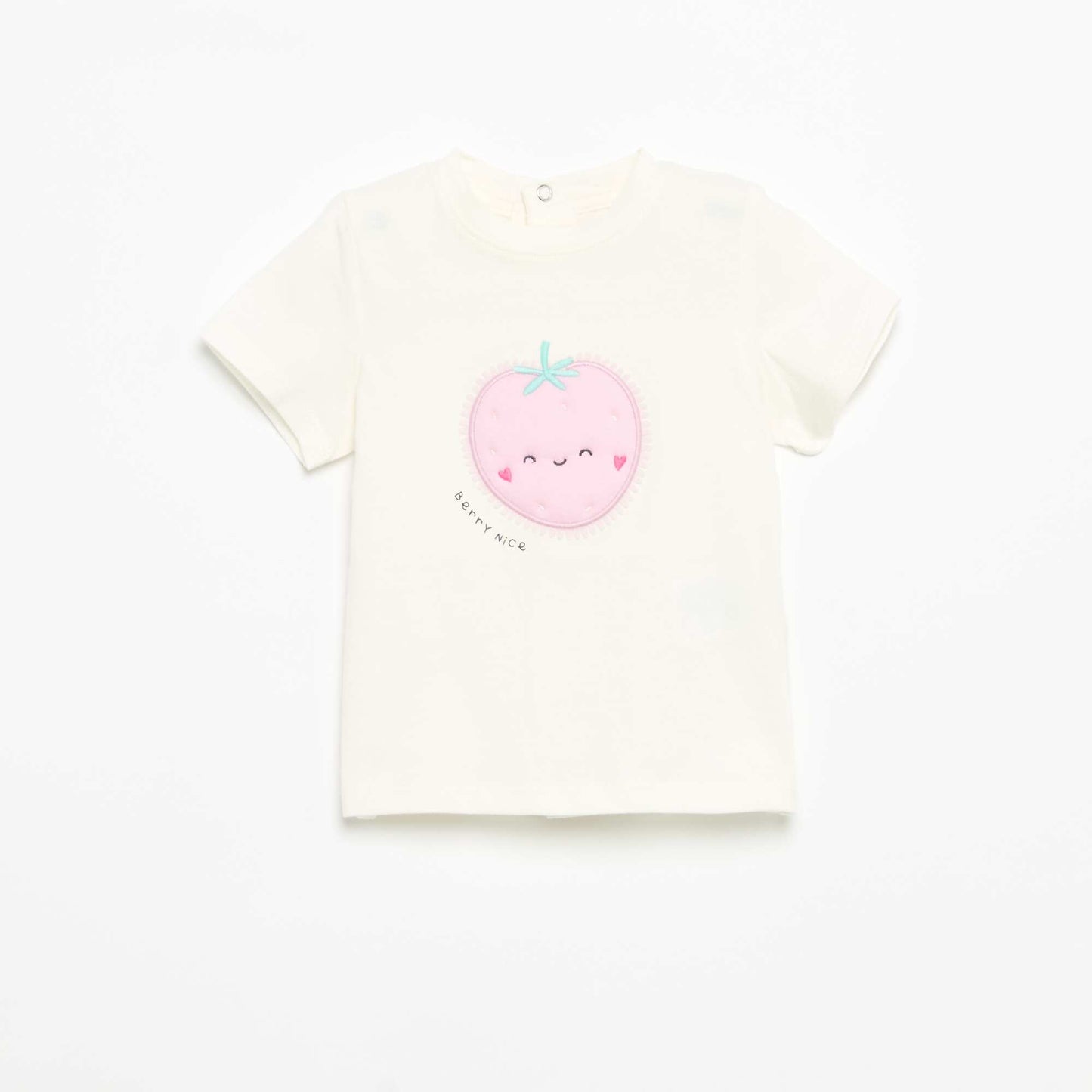 Printed Short-Sleeved T-shirt WHITE
