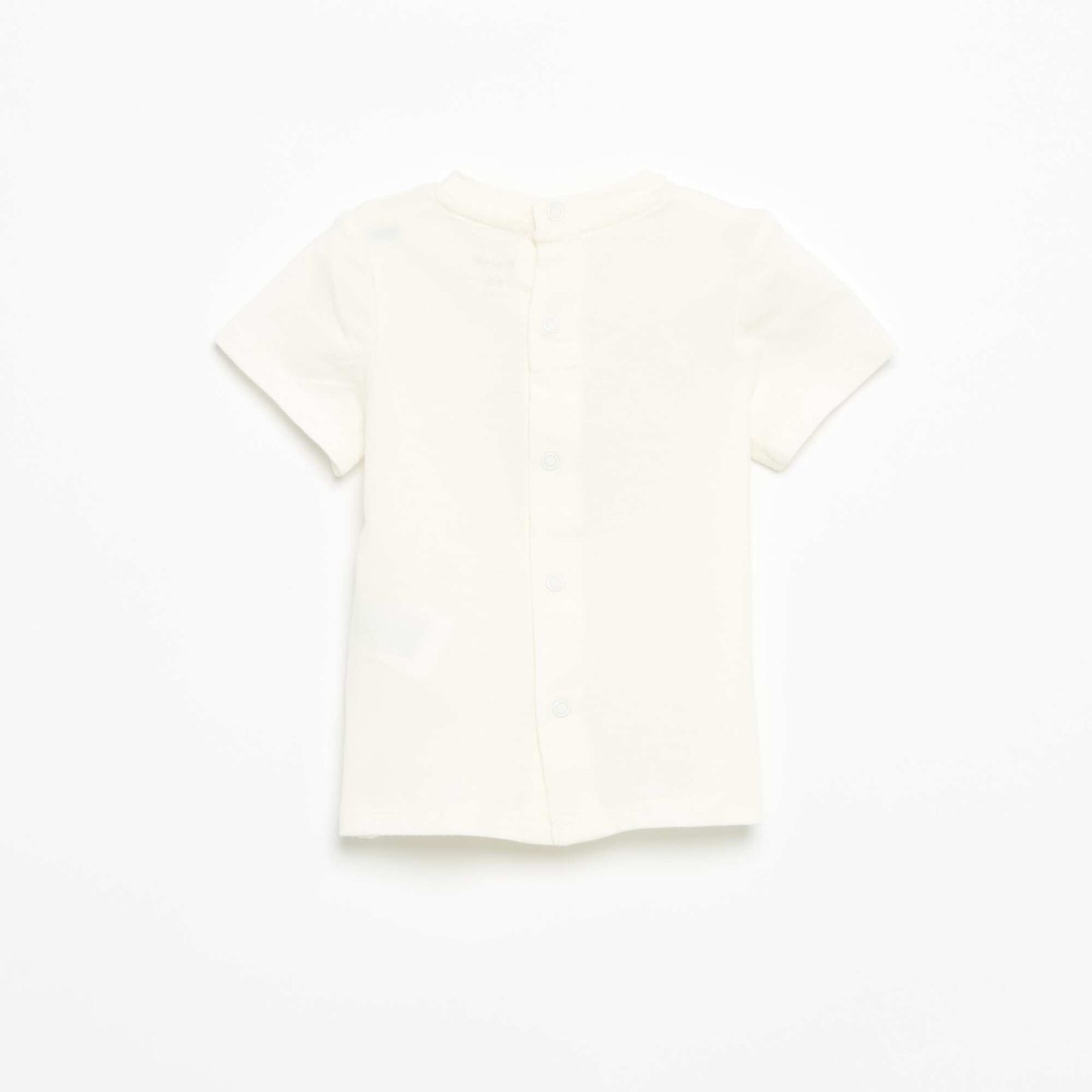Printed Short-Sleeved T-shirt WHITE