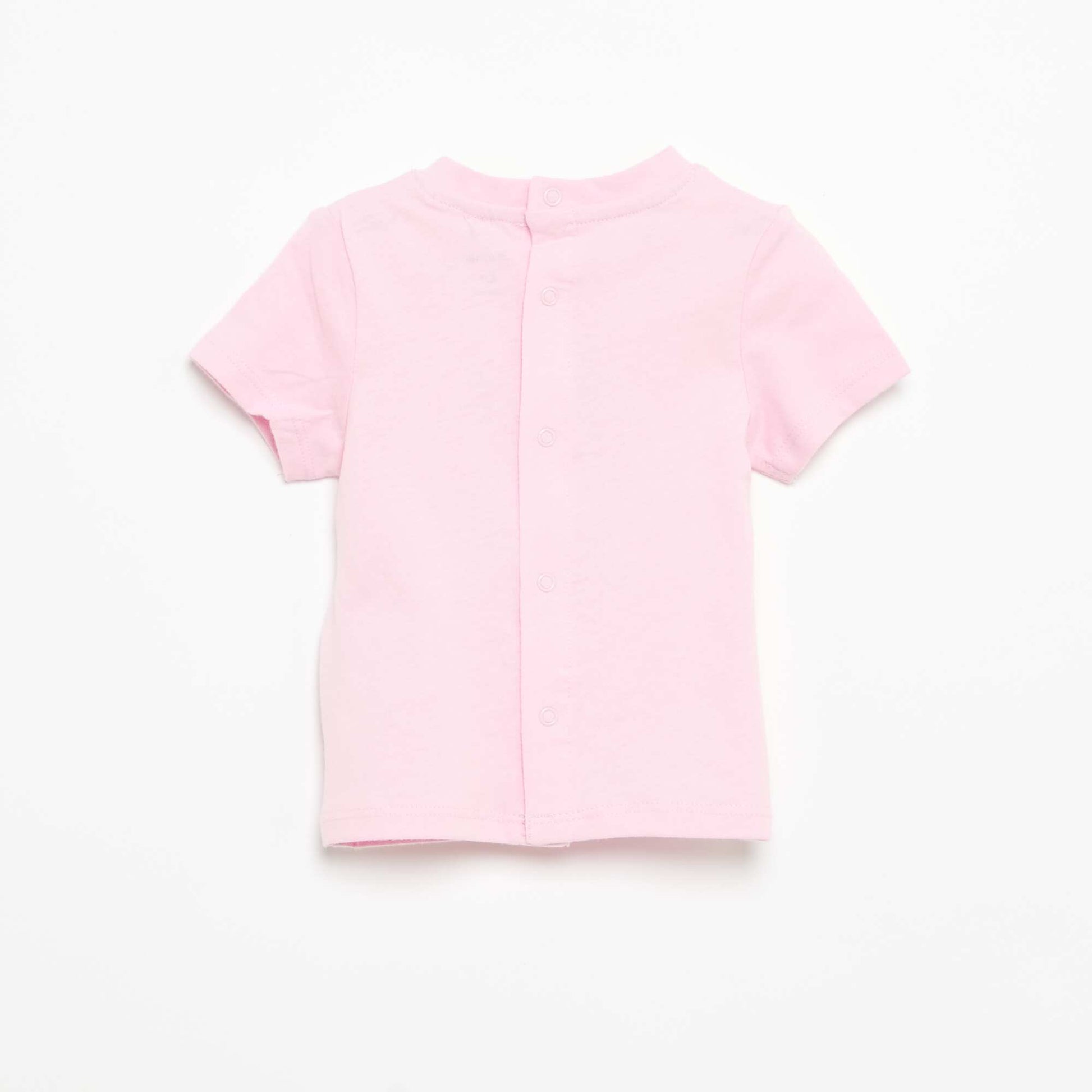 Printed Short-Sleeved T-shirt PINK