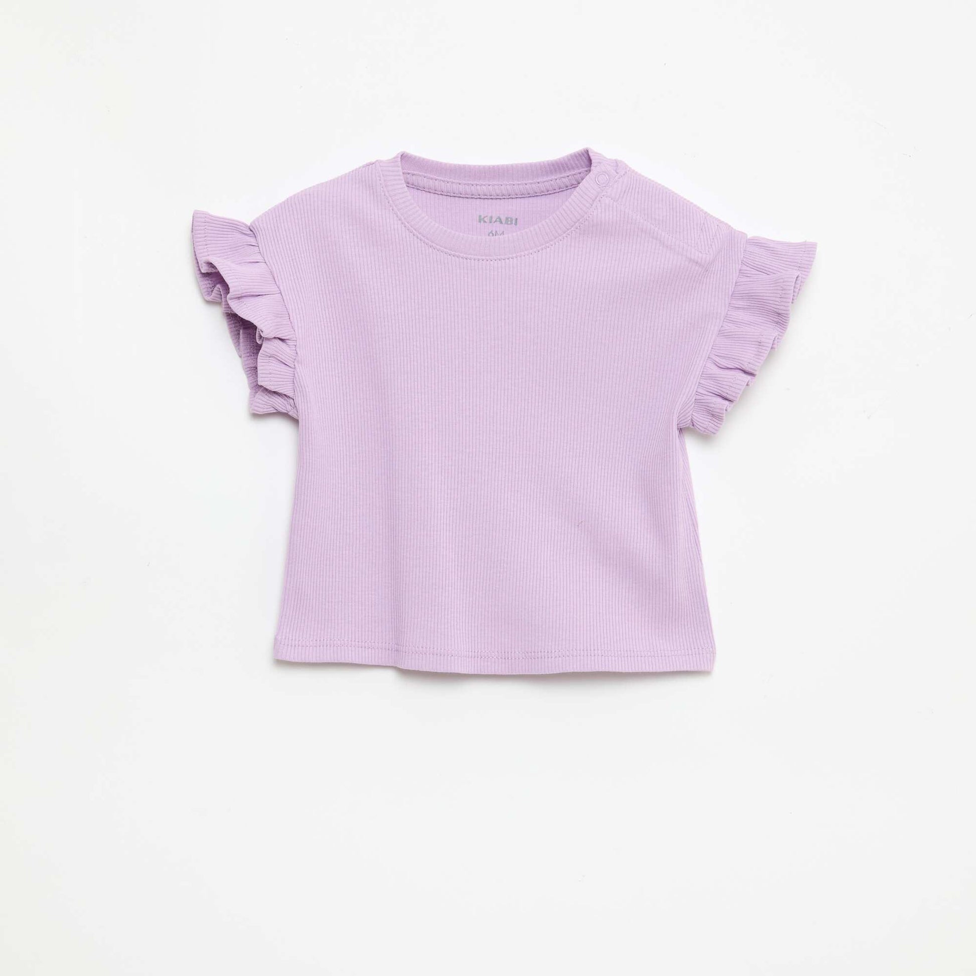 2 ცალიანი მოკლემკლავიანი ბამბის ჯერსის მაისურები თეთრი