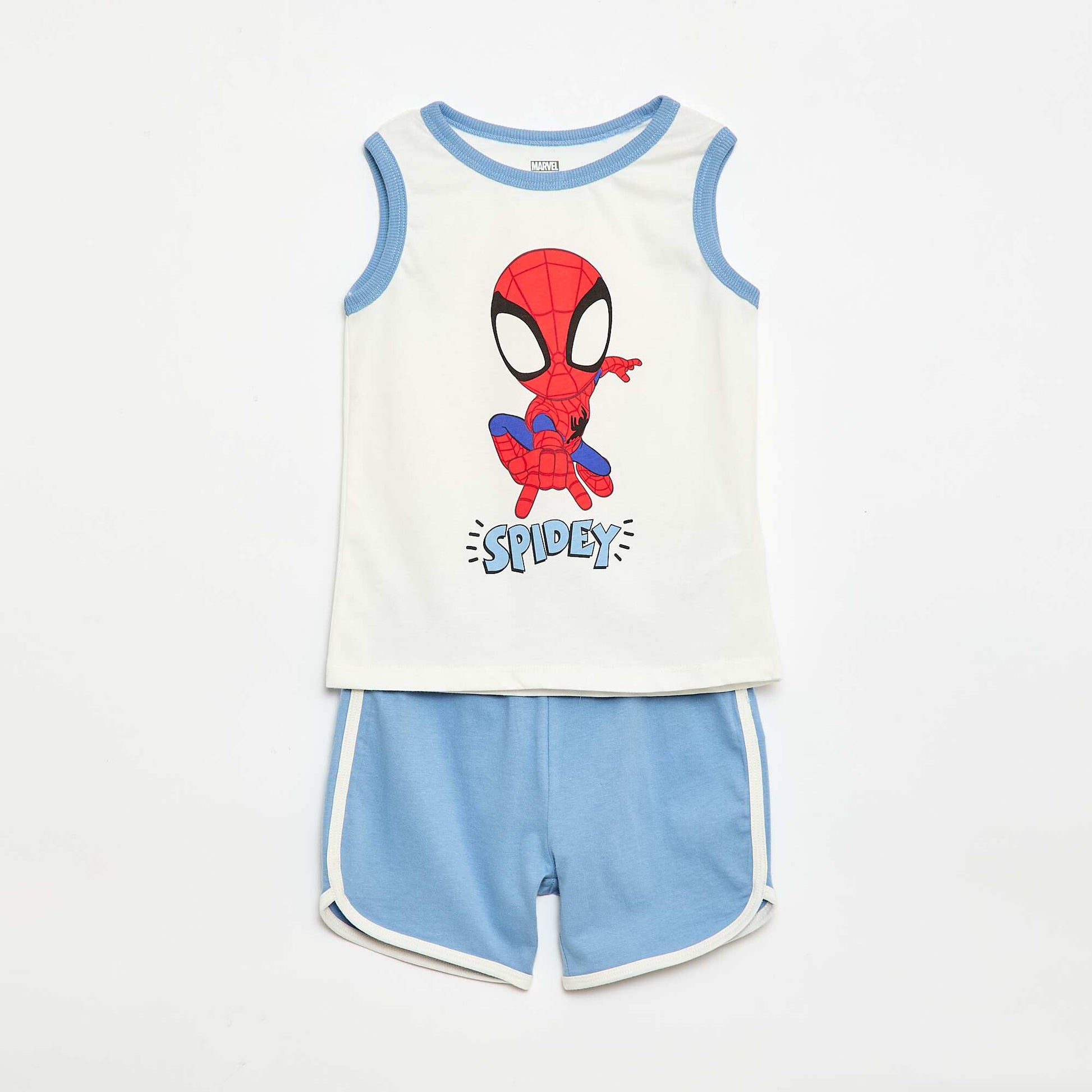 Marvel \'Spider-Man\' 2-piece short pyjamas WHITE