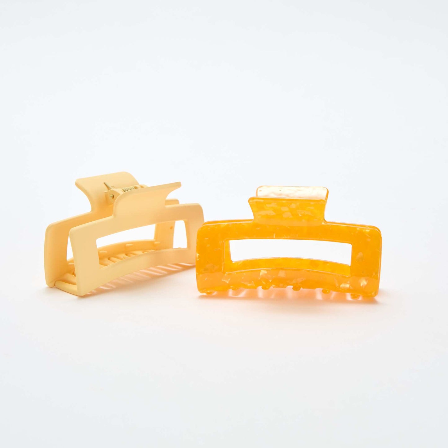 Set of 2 Claw Clips ORANGE