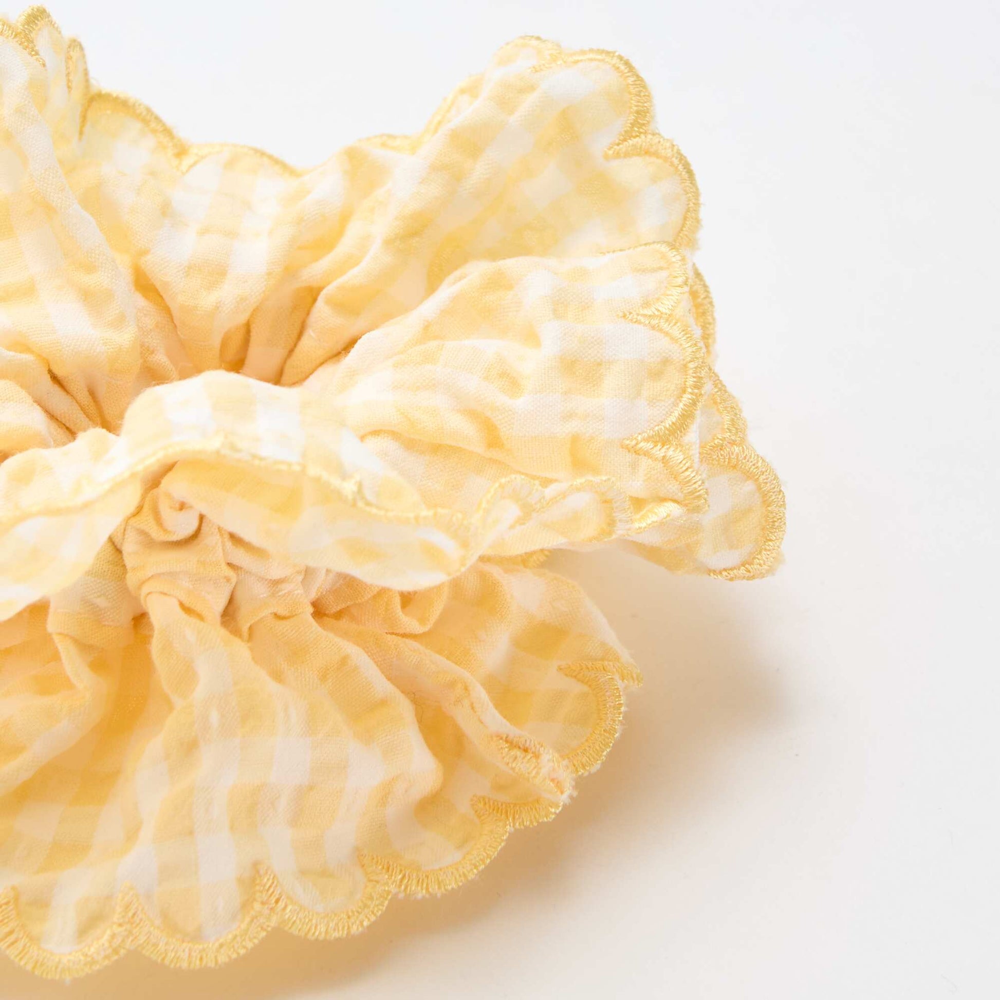 დიდი ზომის ბამბის ყვითელი ფერის ჩხირისებრი საწმენდი