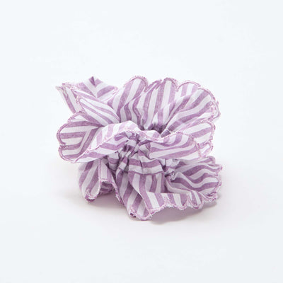 დიდი ზომის ბამბის ჩეკის საწმენდი იასამნისფერი