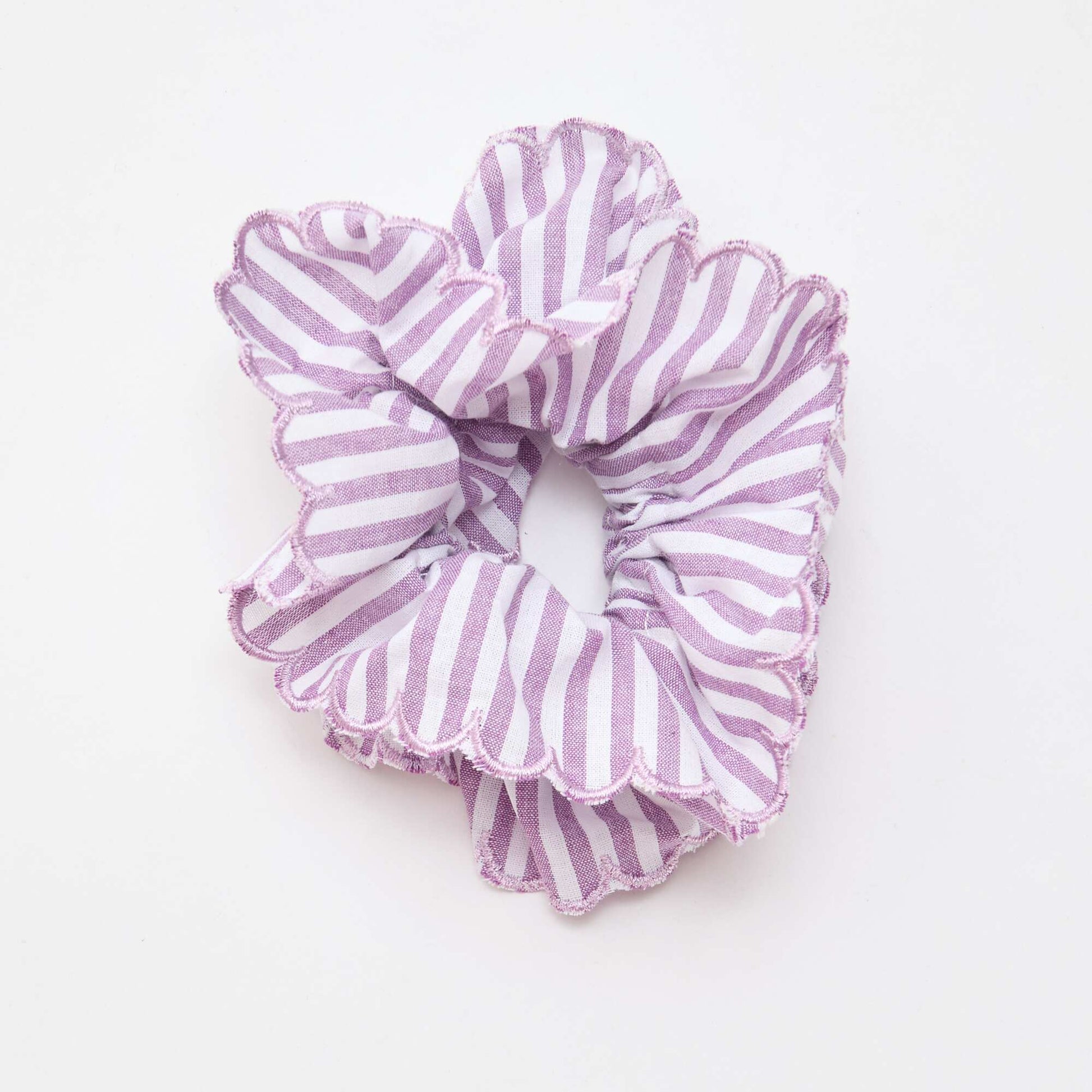 დიდი ზომის ბამბის ჩეკის საწმენდი იასამნისფერი