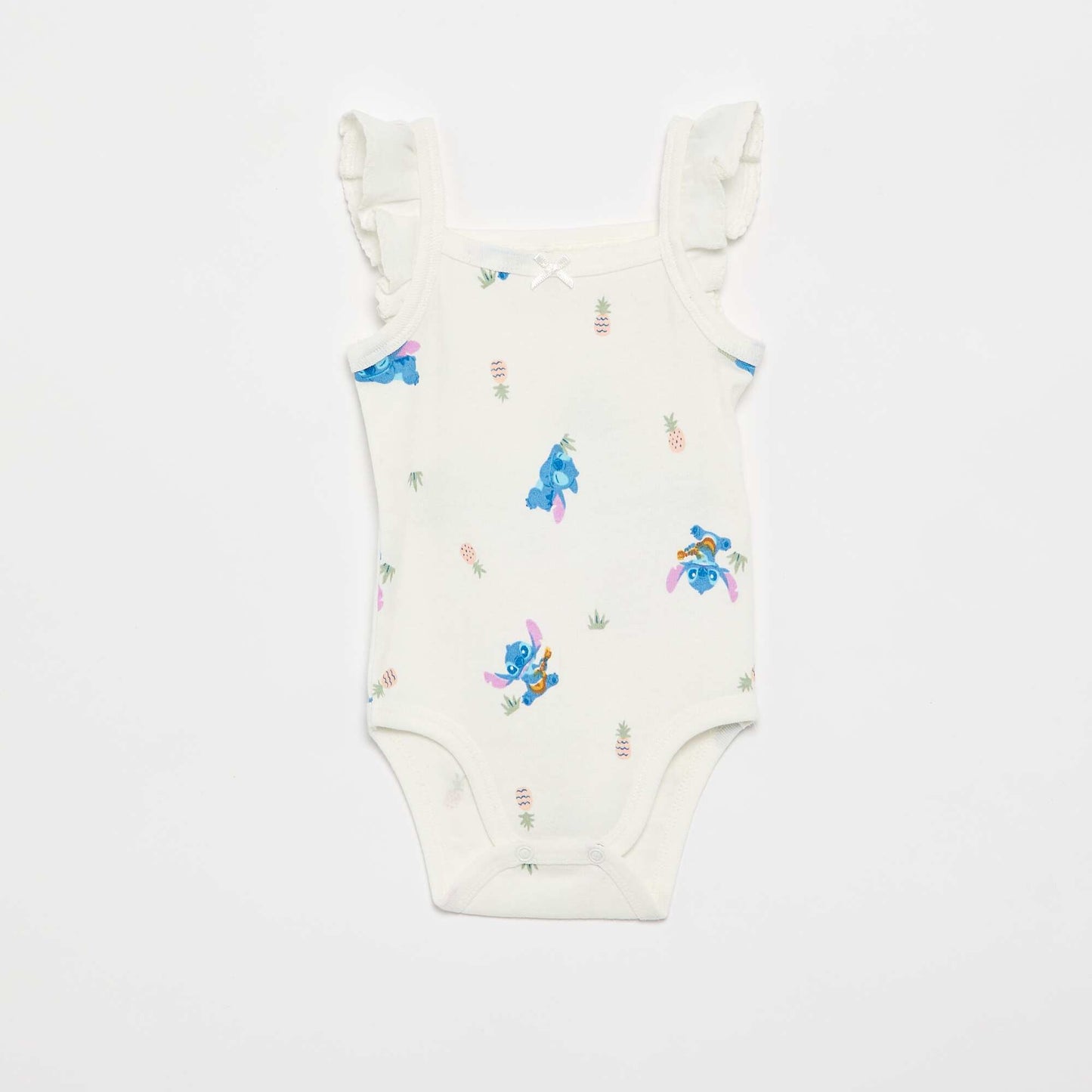 Set of 2 'Disney' Sleeveless Bodysuits WHITE