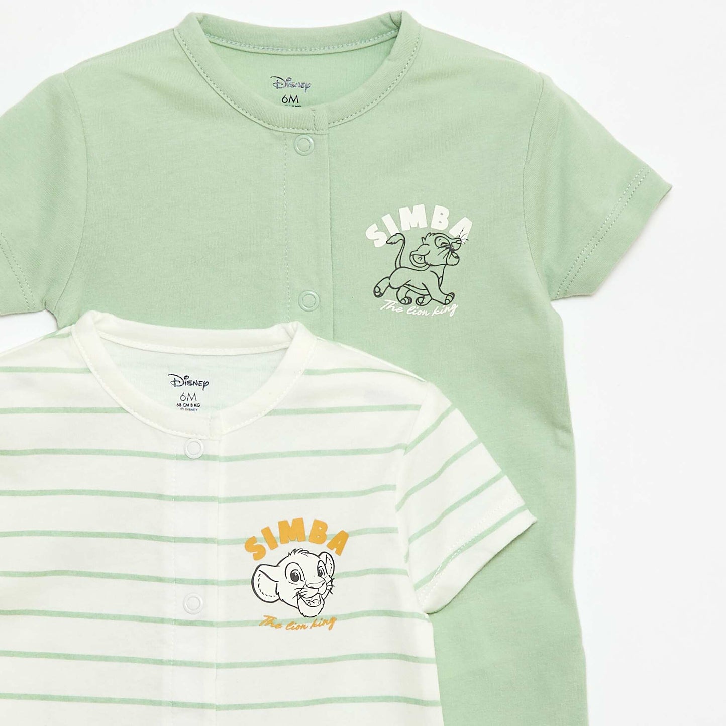 2 ცალი „სიმბას“ „დისნეის“ ტანსაცმელი თეთრი