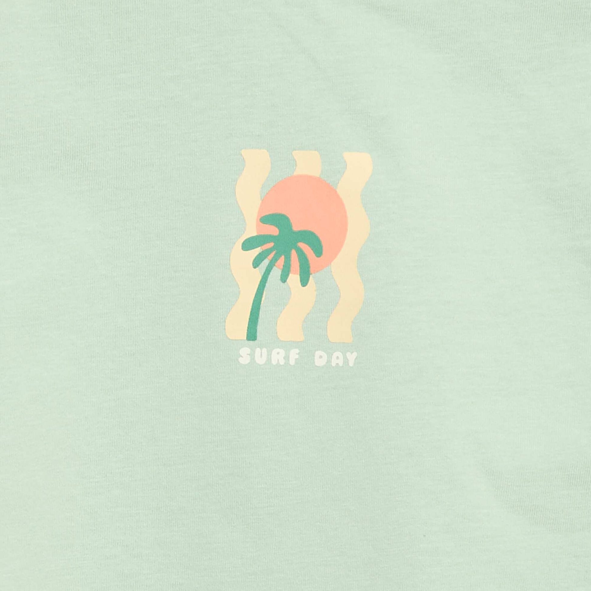 პრინტიანი მოკლემკლავიანი მაისური მწვანე