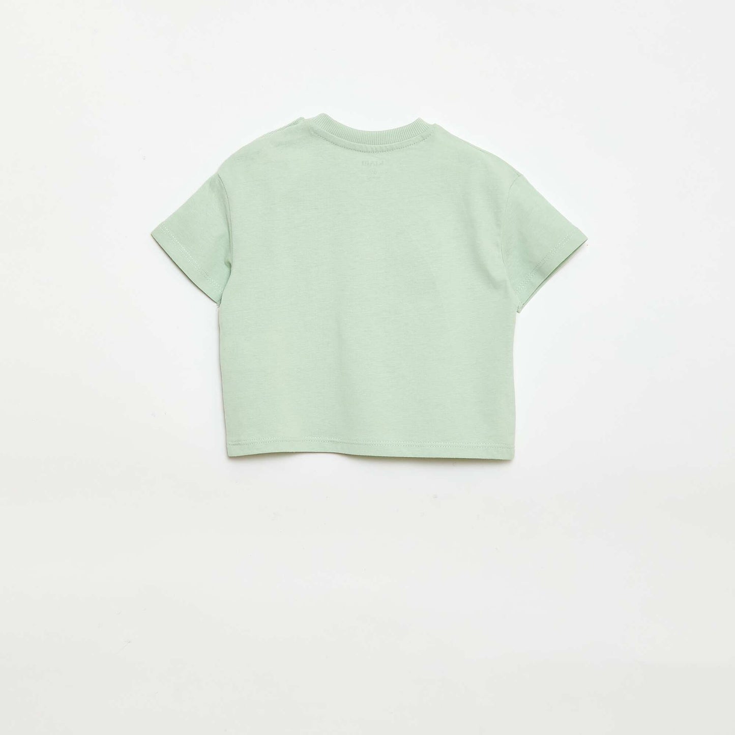 პრინტიანი მოკლემკლავიანი მაისური მწვანე