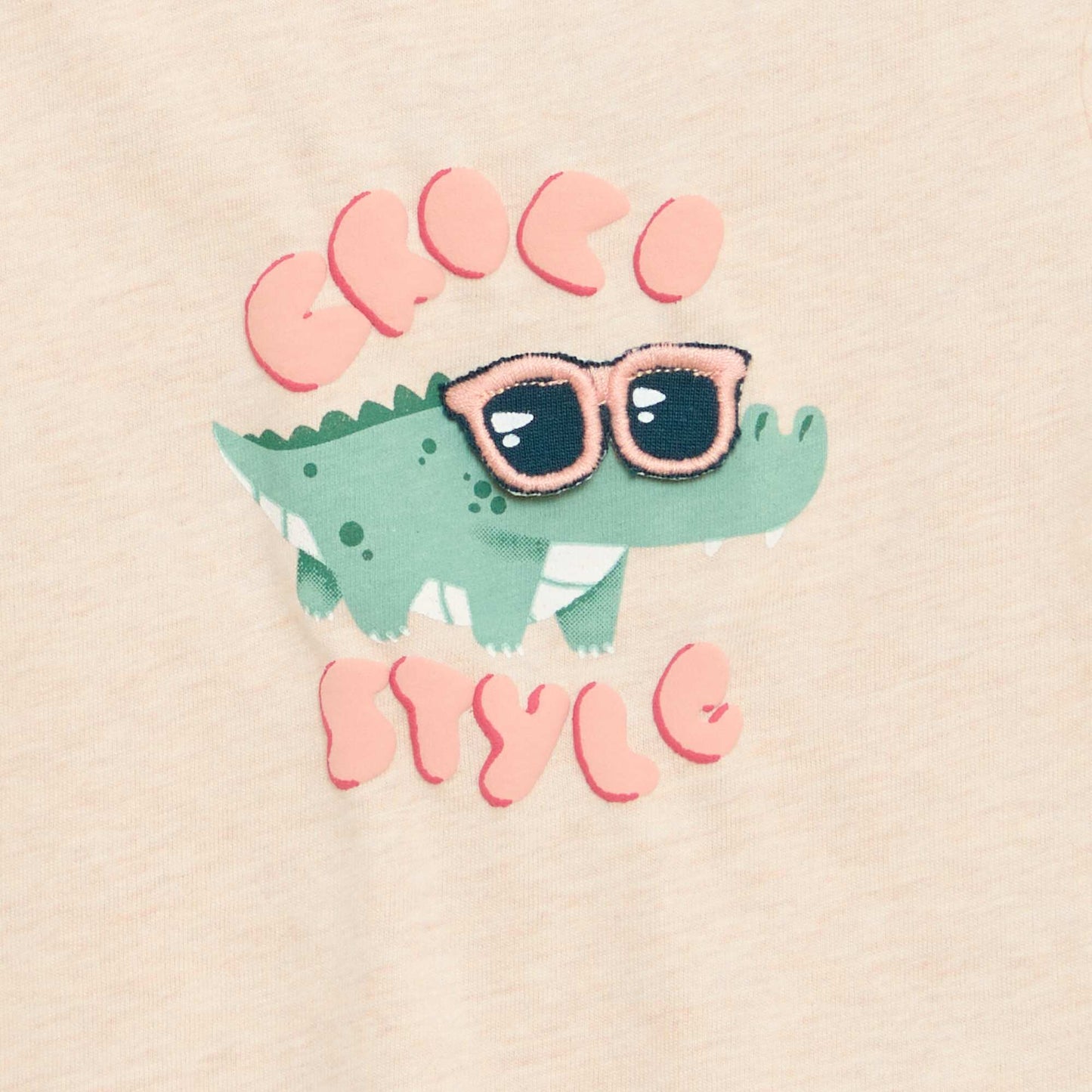 მაისური ანიმაციით პრინტიანი კრემისფერი