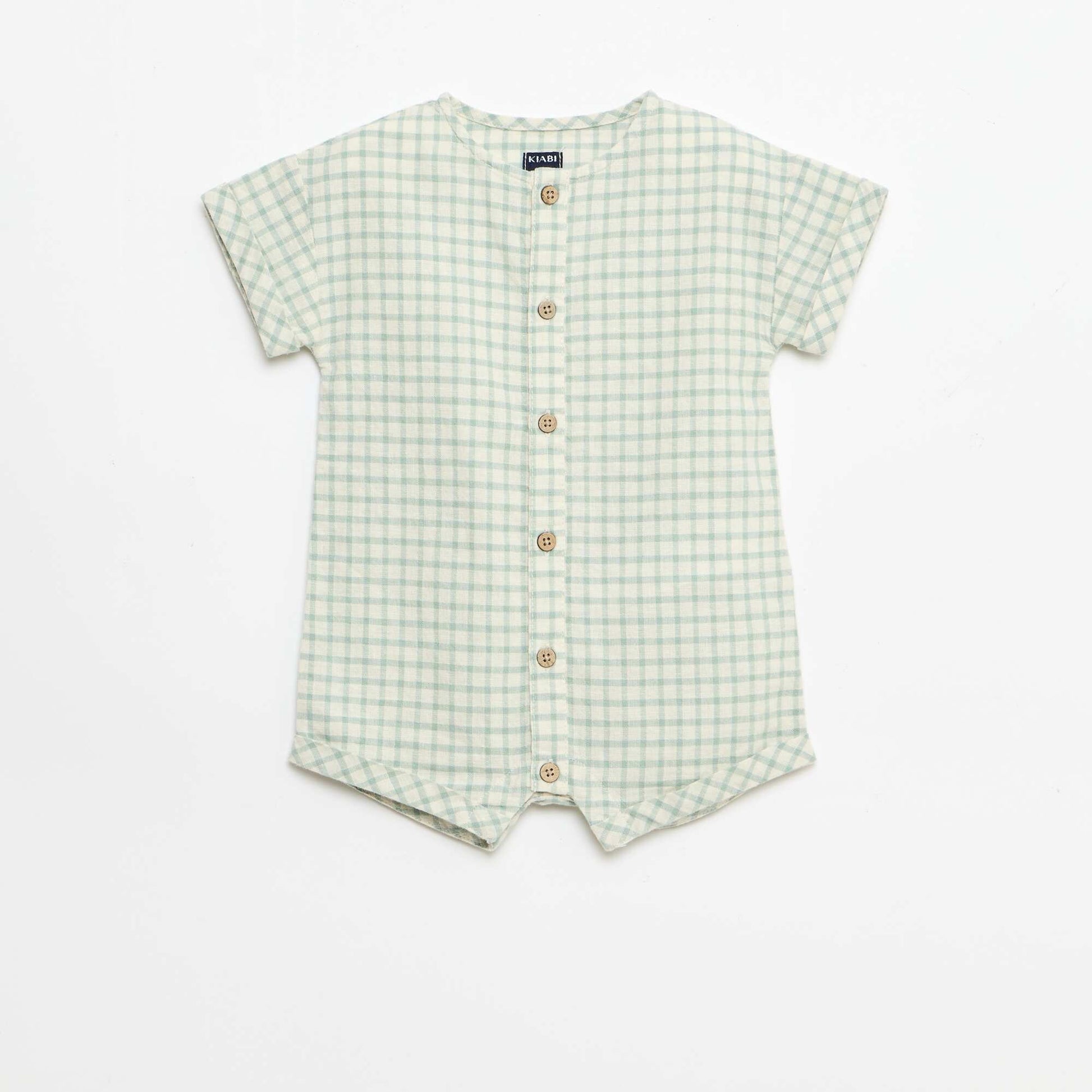 Short romper GREEN