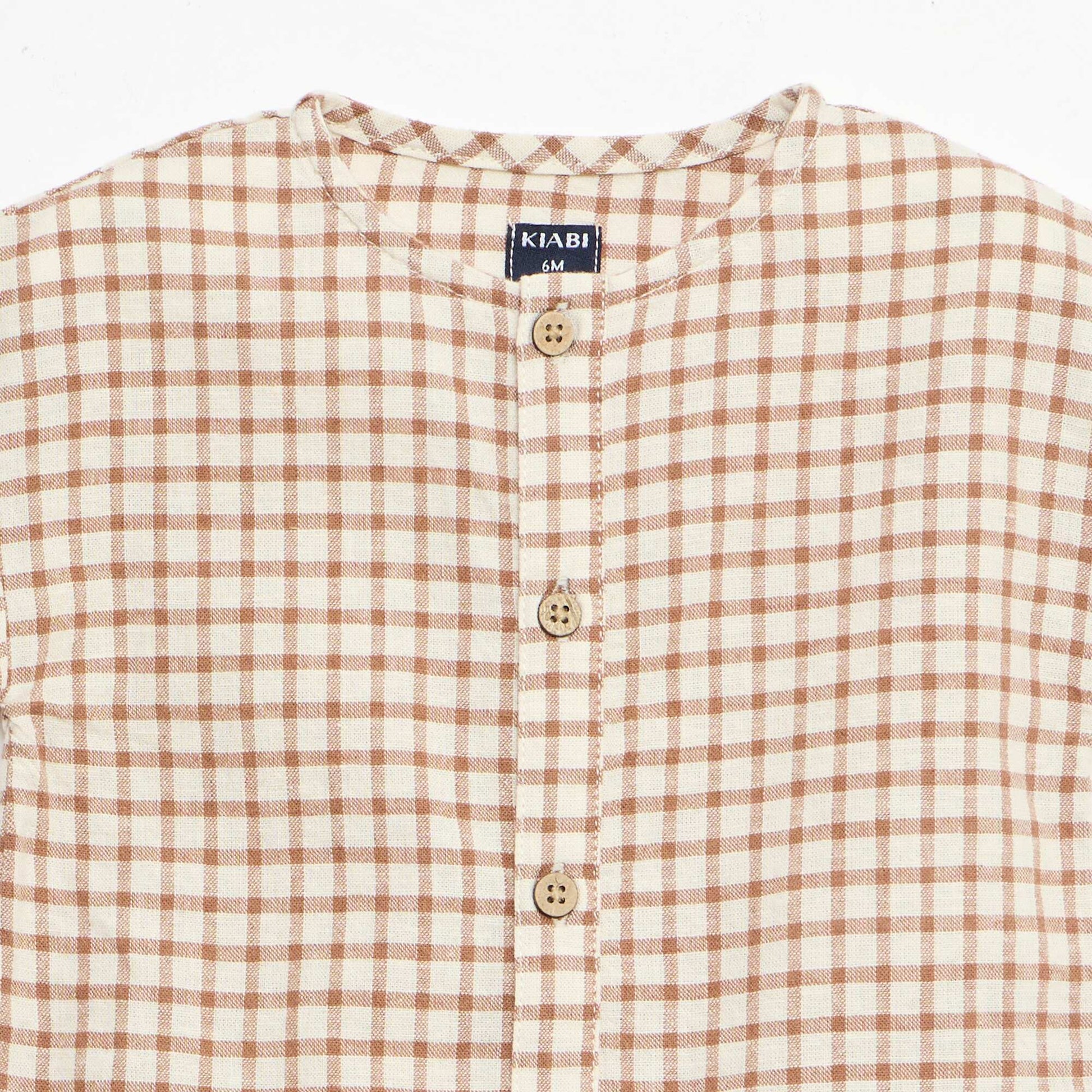 Short romper BROWN