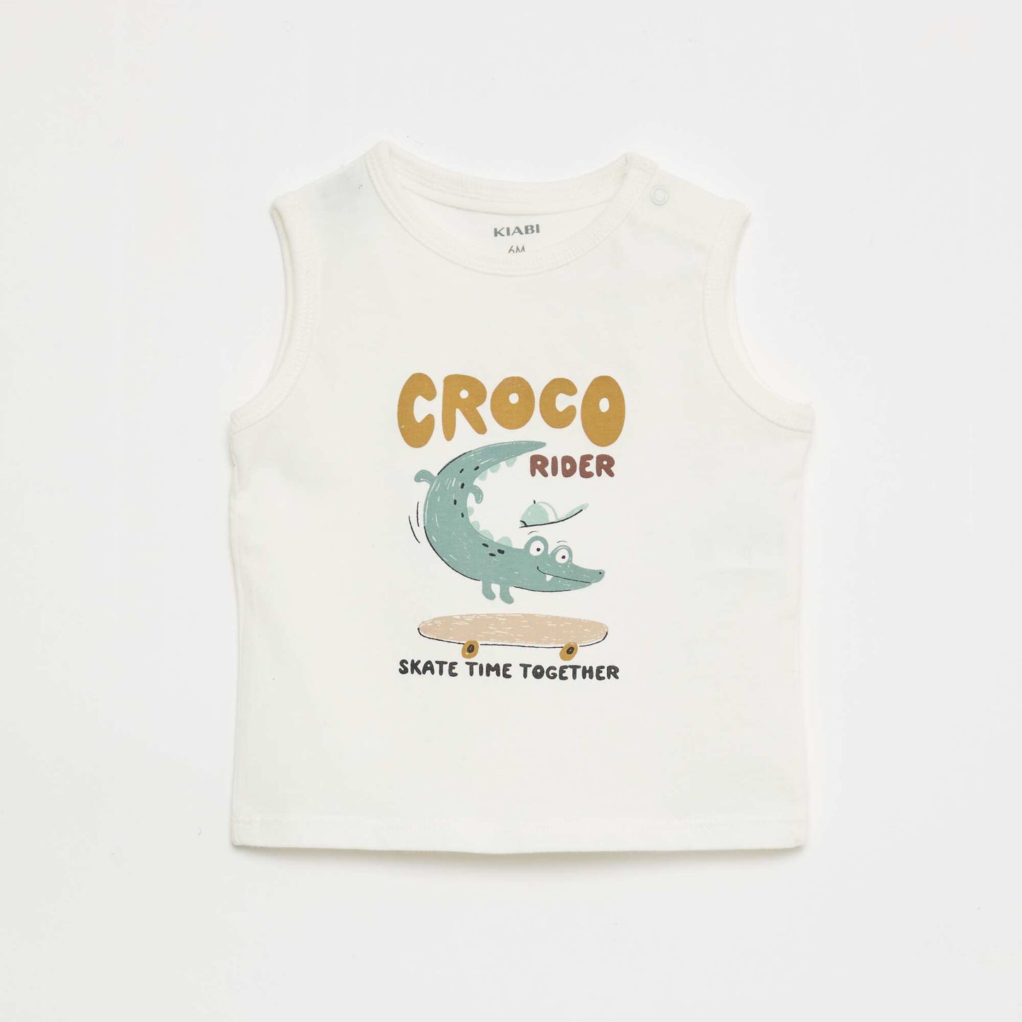 2-ნაწილიანი ზედა და შორტი კომპლექტი თეთრი