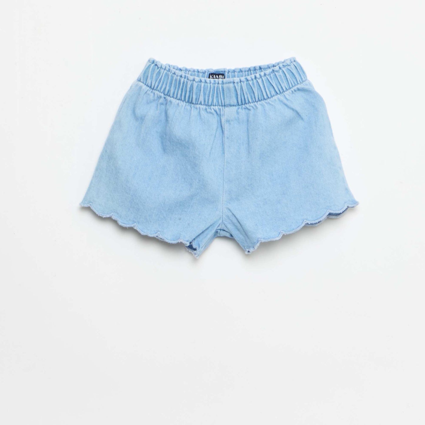 ჯინსის შორტი და მაისურის 2 ნაწილიანი კომპლექტი ლურჯი