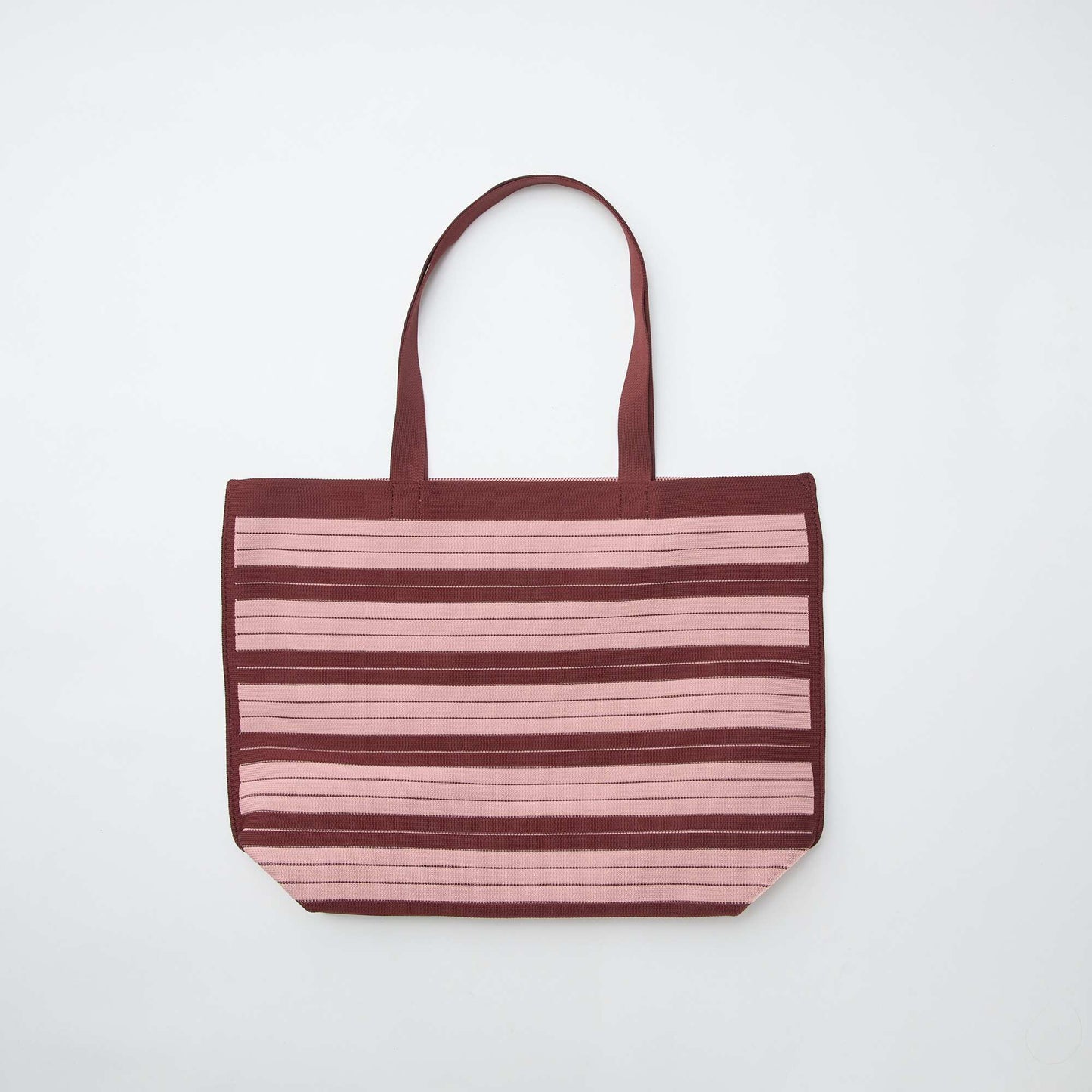 Large Striped Tote Bag PINK