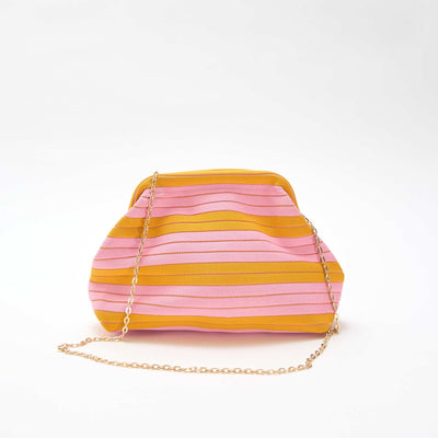 Pouch-shaped crossbody bag YELLOW