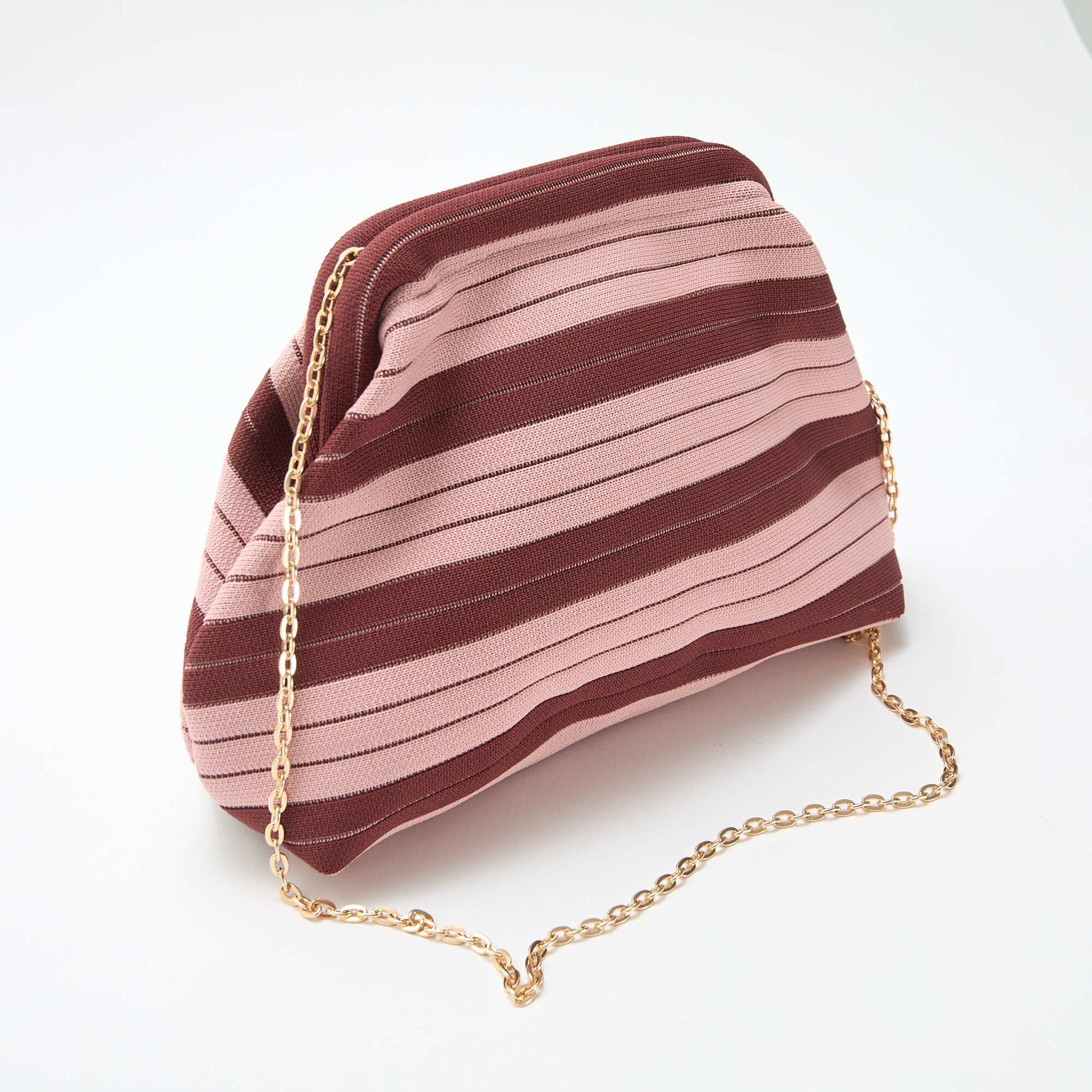 Pouch-shaped crossbody bag PINK