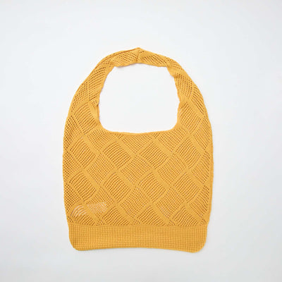 Mesh shoulder bag YELLOW