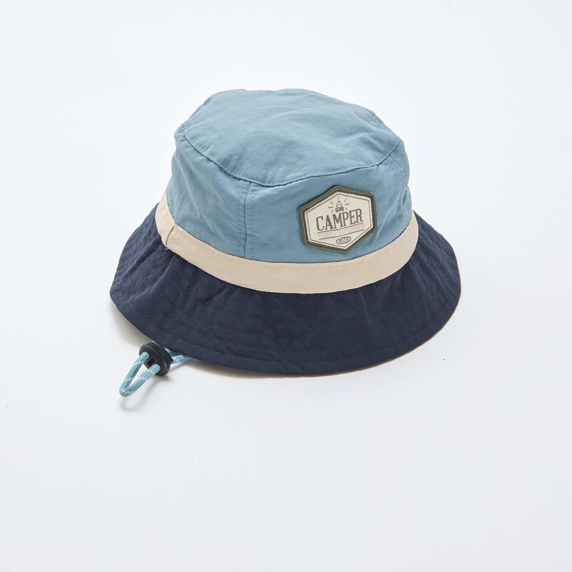 Two-tone camper style bucket hat BLUE