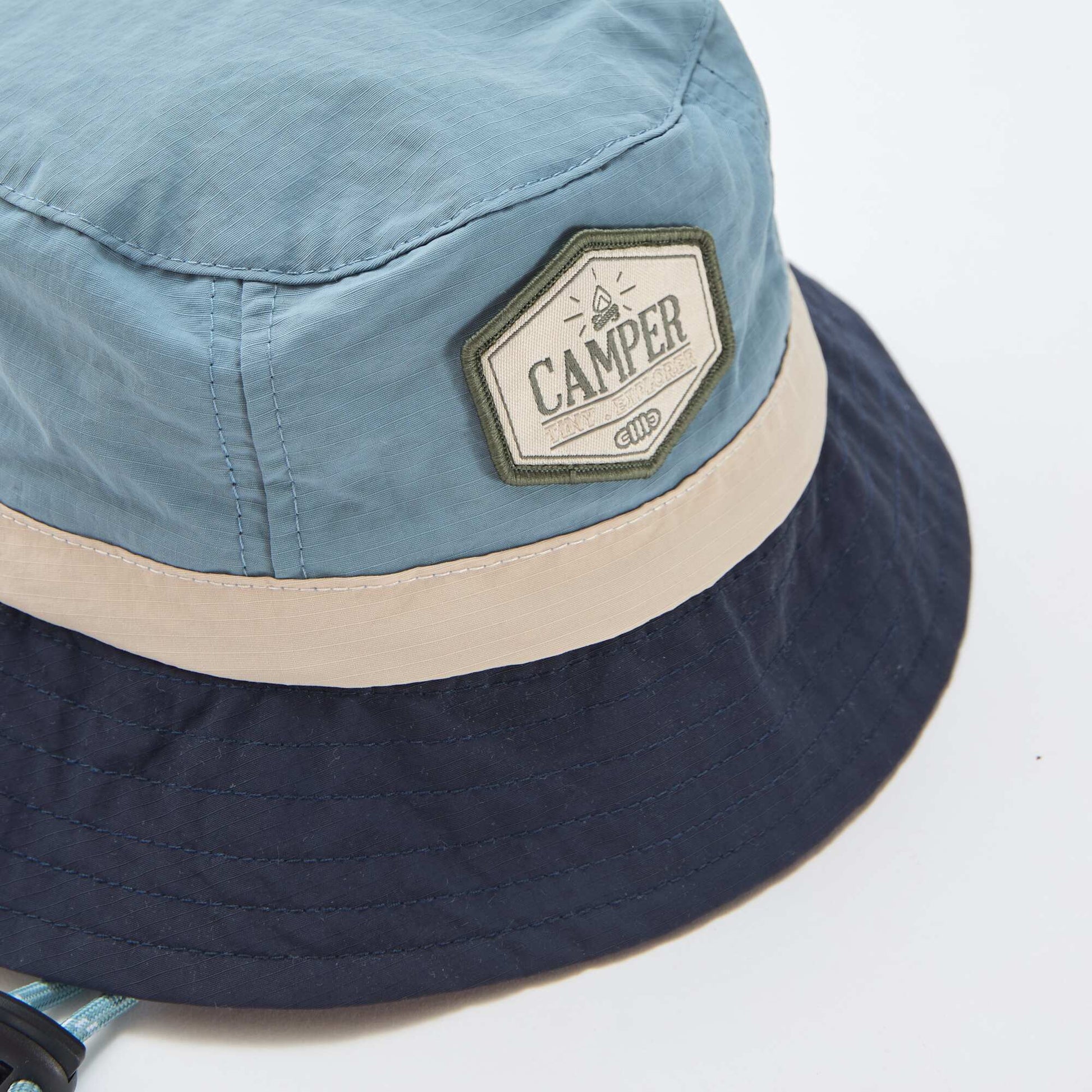 Two-tone camper style bucket hat BLUE