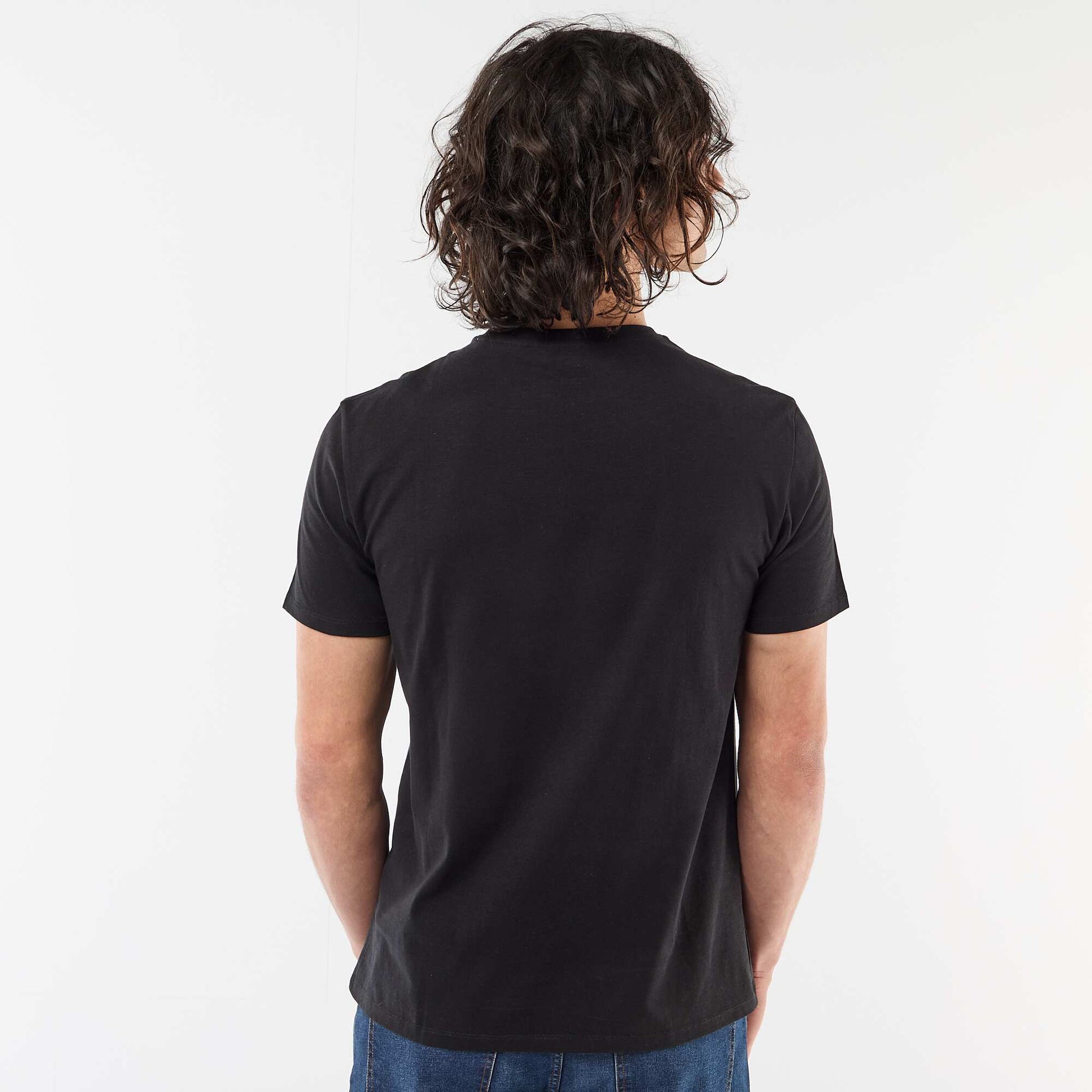 'Deadpool' 'Marvel' Short Sleeve T-shirt BLACK