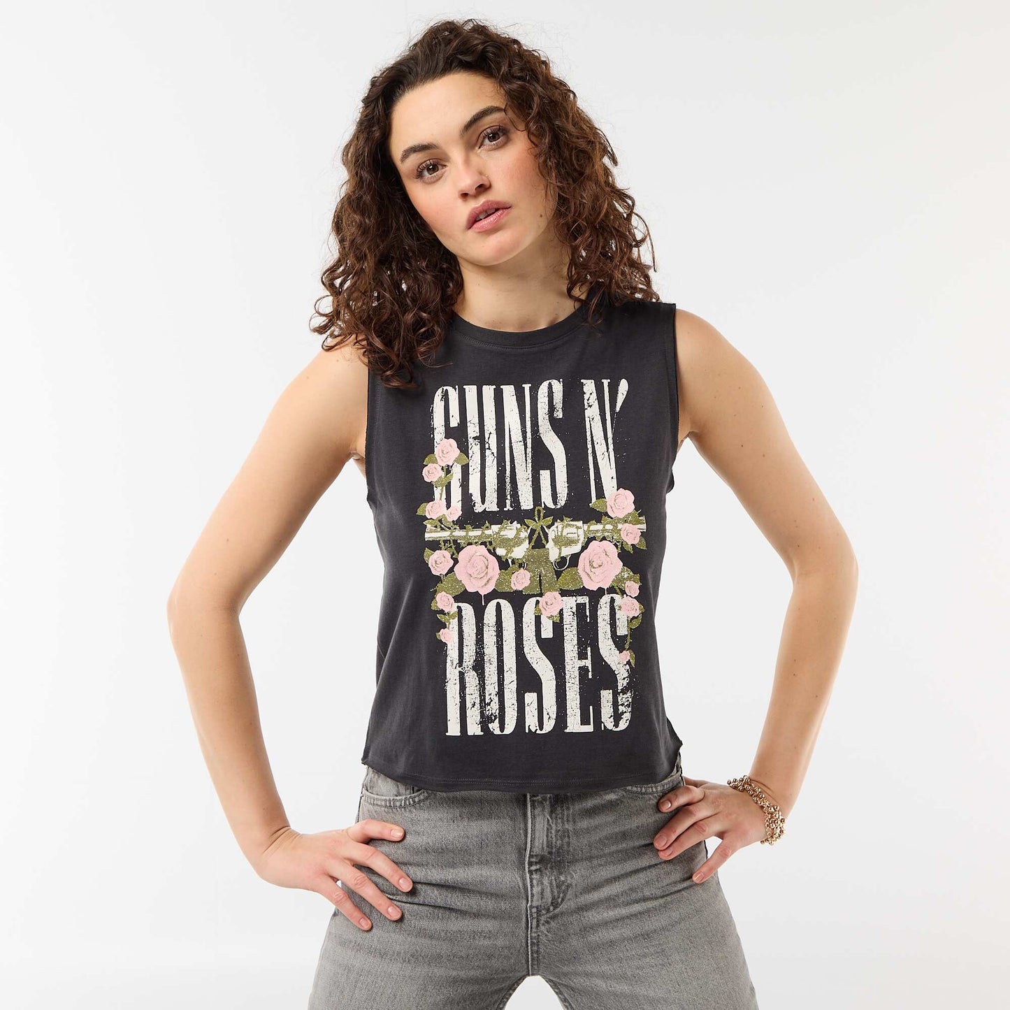 'Guns N'Roses' Sleeveless T-shirt BLACK