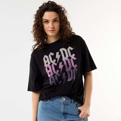 AC/DC Short Sleeve T-shirt BLACK