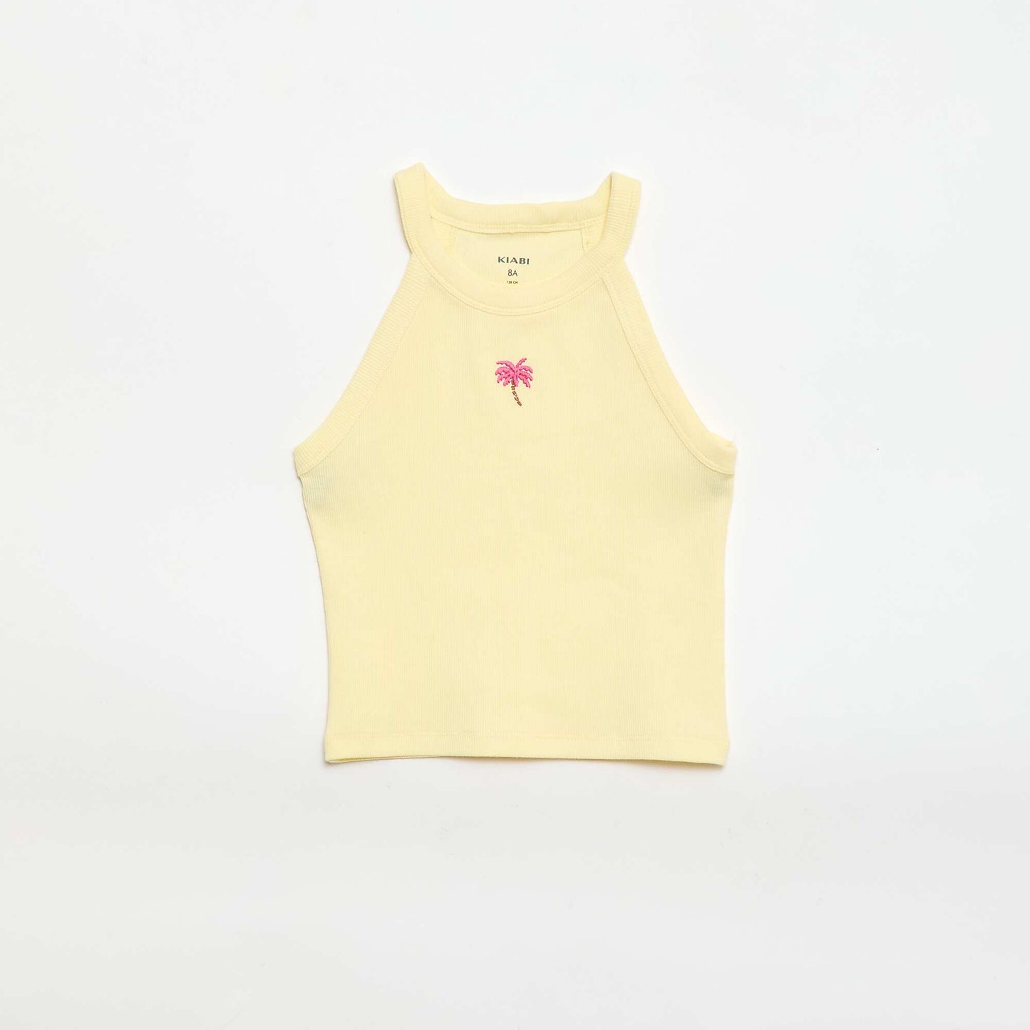 Halter Neck Tank Top YELLOW