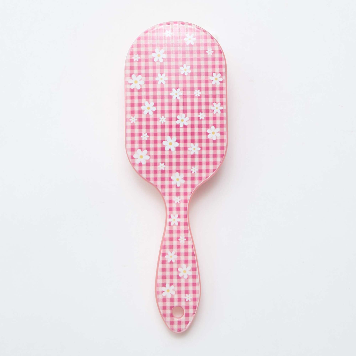 პრინტიანი კვადრატული ფუნჯი ვარდისფერი