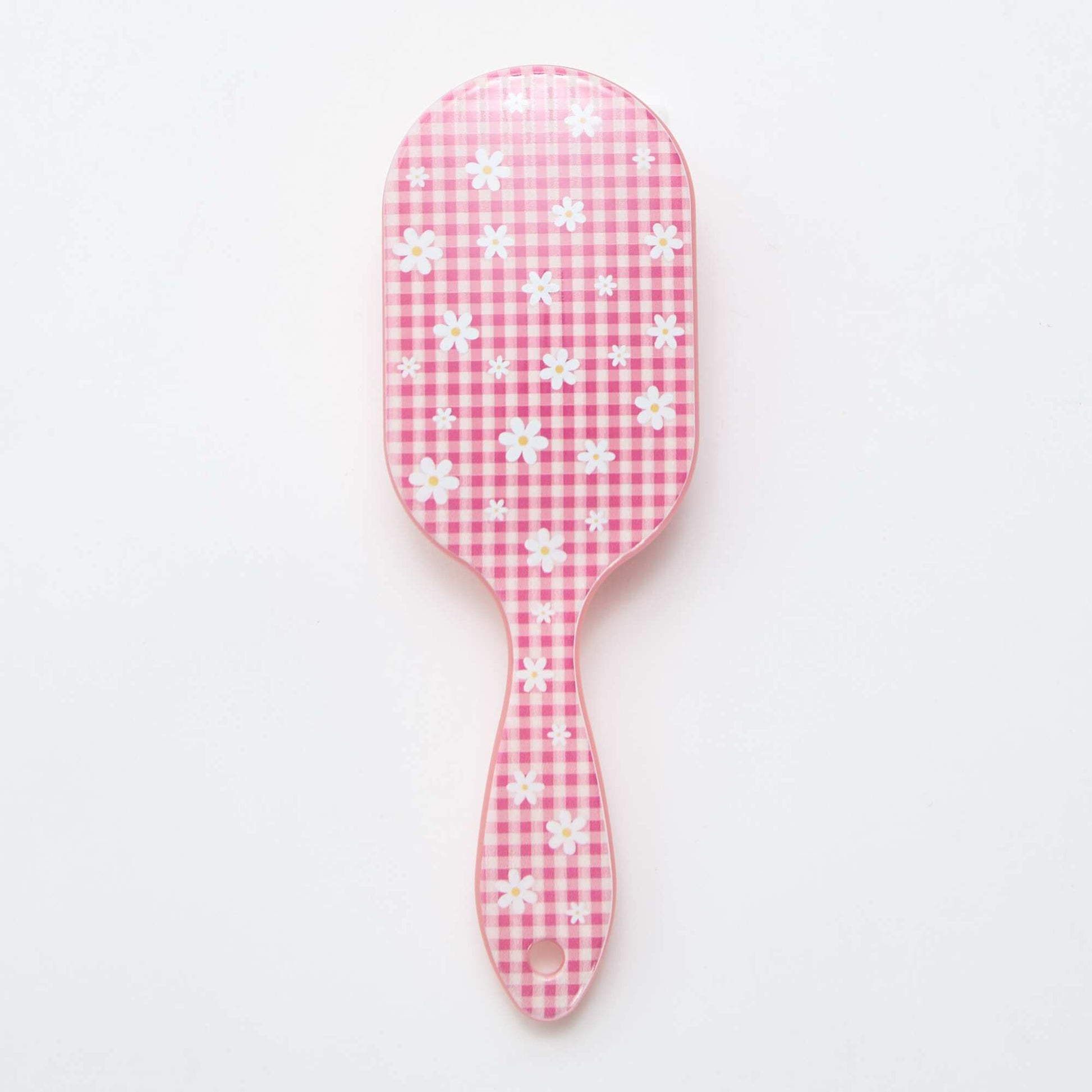 პრინტიანი კვადრატული ფუნჯი ვარდისფერი